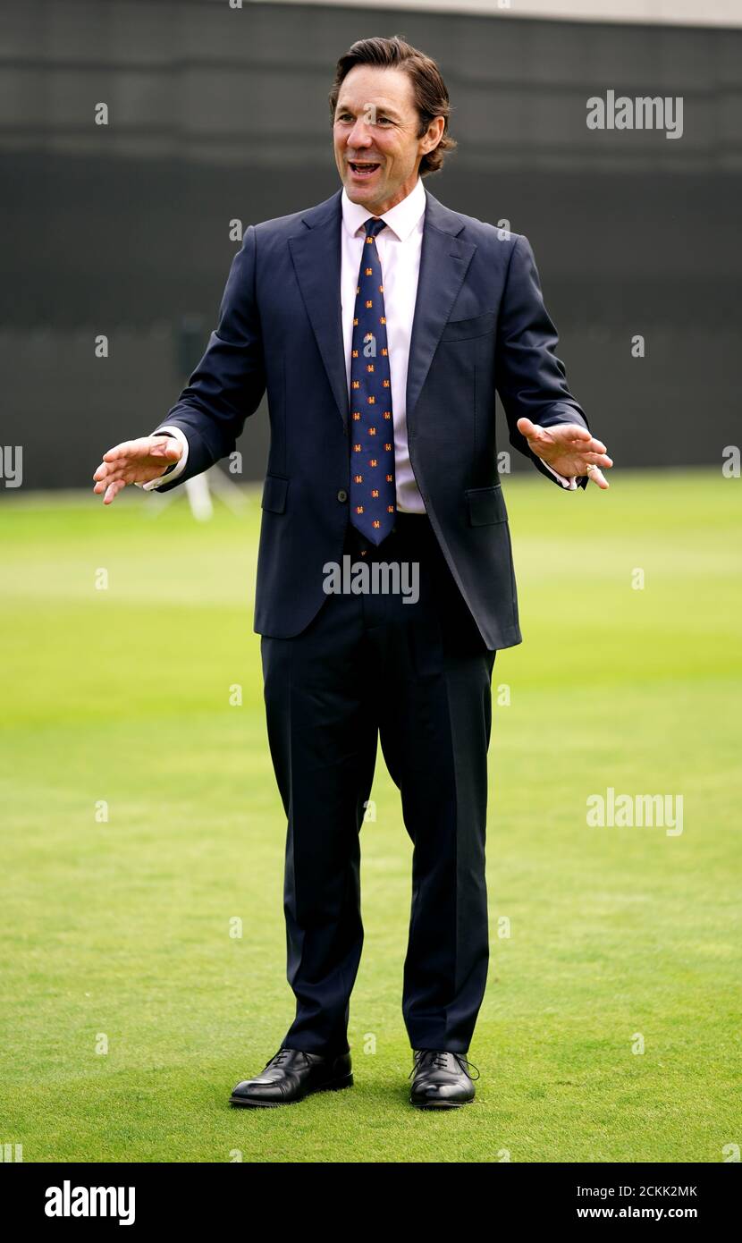 Guy Lavender Chief Executive & Secretary des MCC während der Sanierung der Compton und Edrich steht am Lord's Cricket Ground, London. Stockfoto