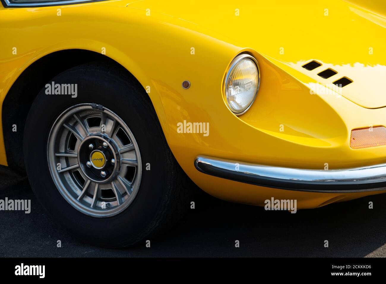 Ferrari Dino 246 GTS, Pininfarina Design Stockfoto