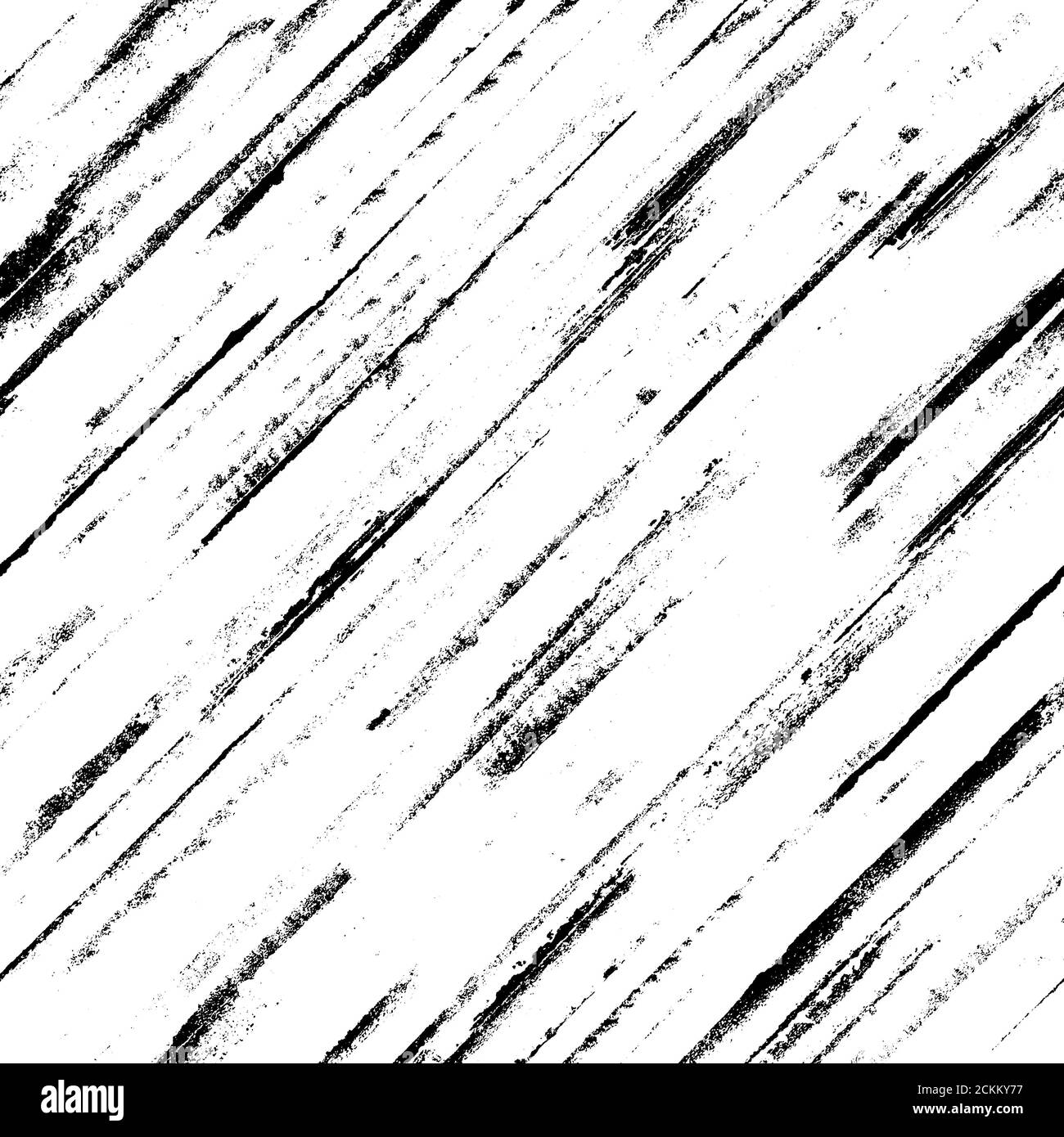 Streifen Grunge Linie Halbton schwarz und weiß nahtlose Muster Hintergrund. Abstrakte handgezeichnete Aquarell geometrische Diagonale gestreift Illustration Textur Stockfoto