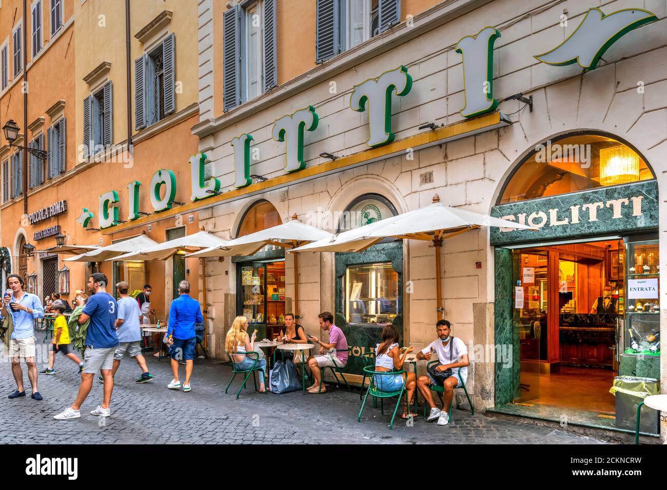 Caffe Giolitti, Rom, Latium, Italien Stockfoto