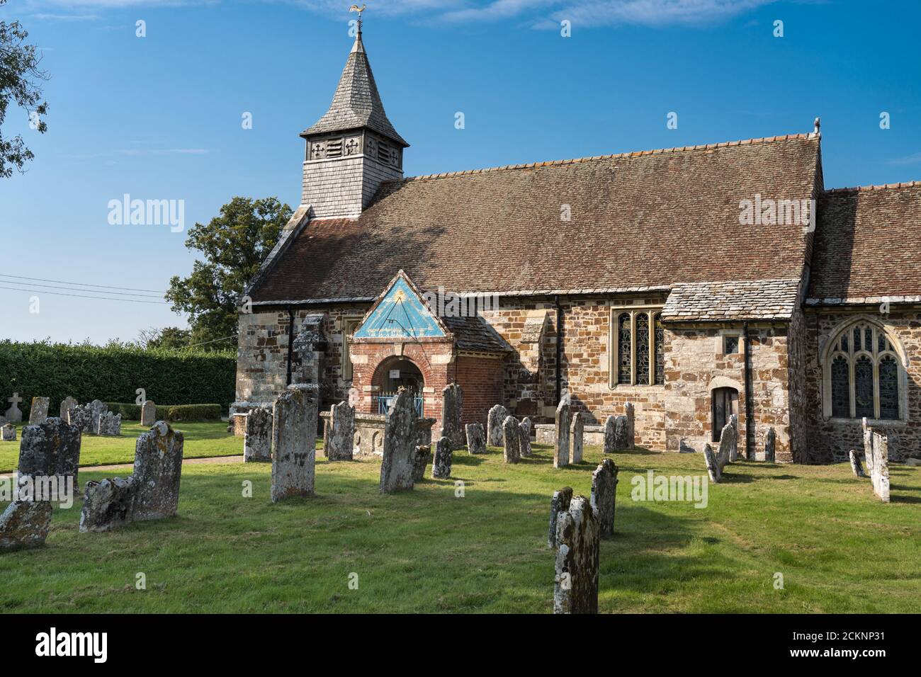 St Marys Church, Ellingham in der Nähe von Ringwood Hampshire Stockfoto