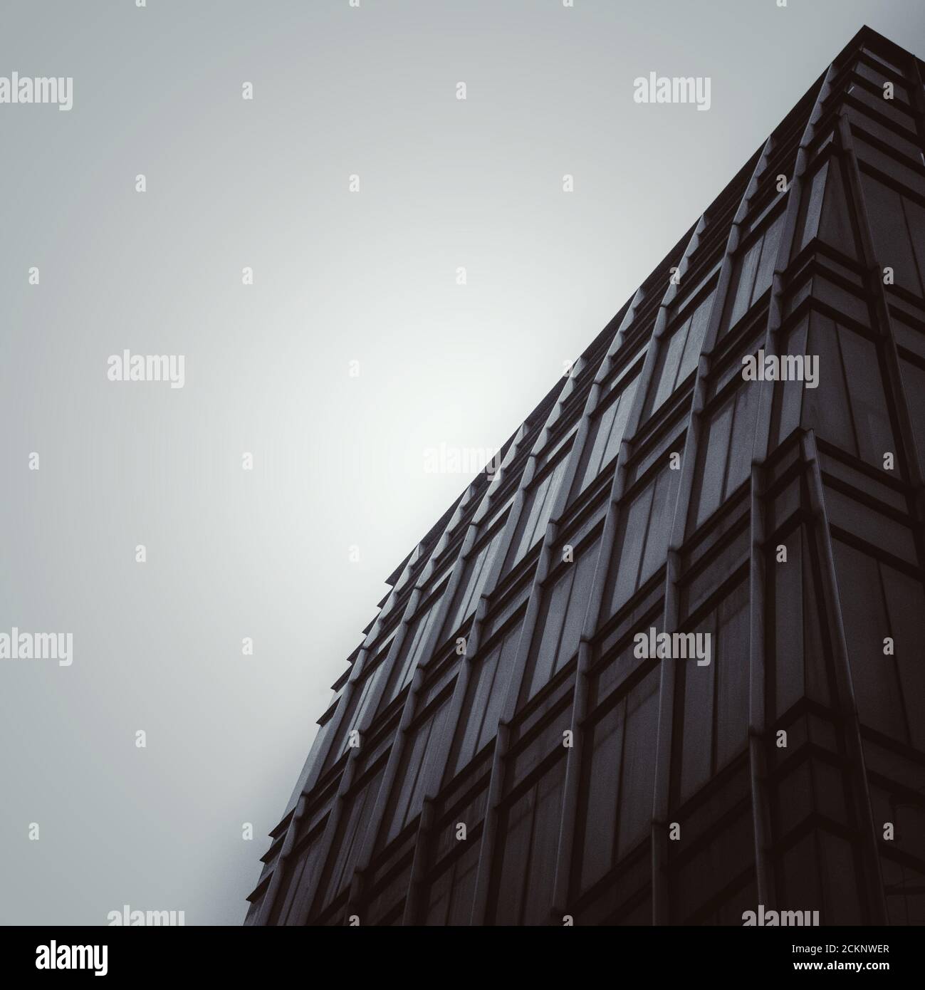 Minimal Architecture in Schwarz und Weiß Stockfoto