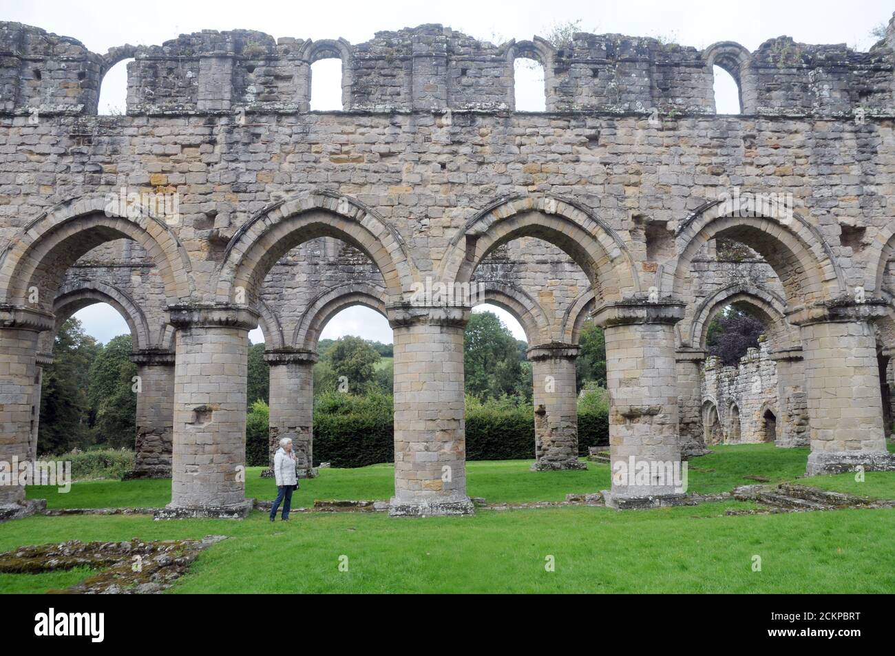 BUILDWAS ABBEY Stockfoto