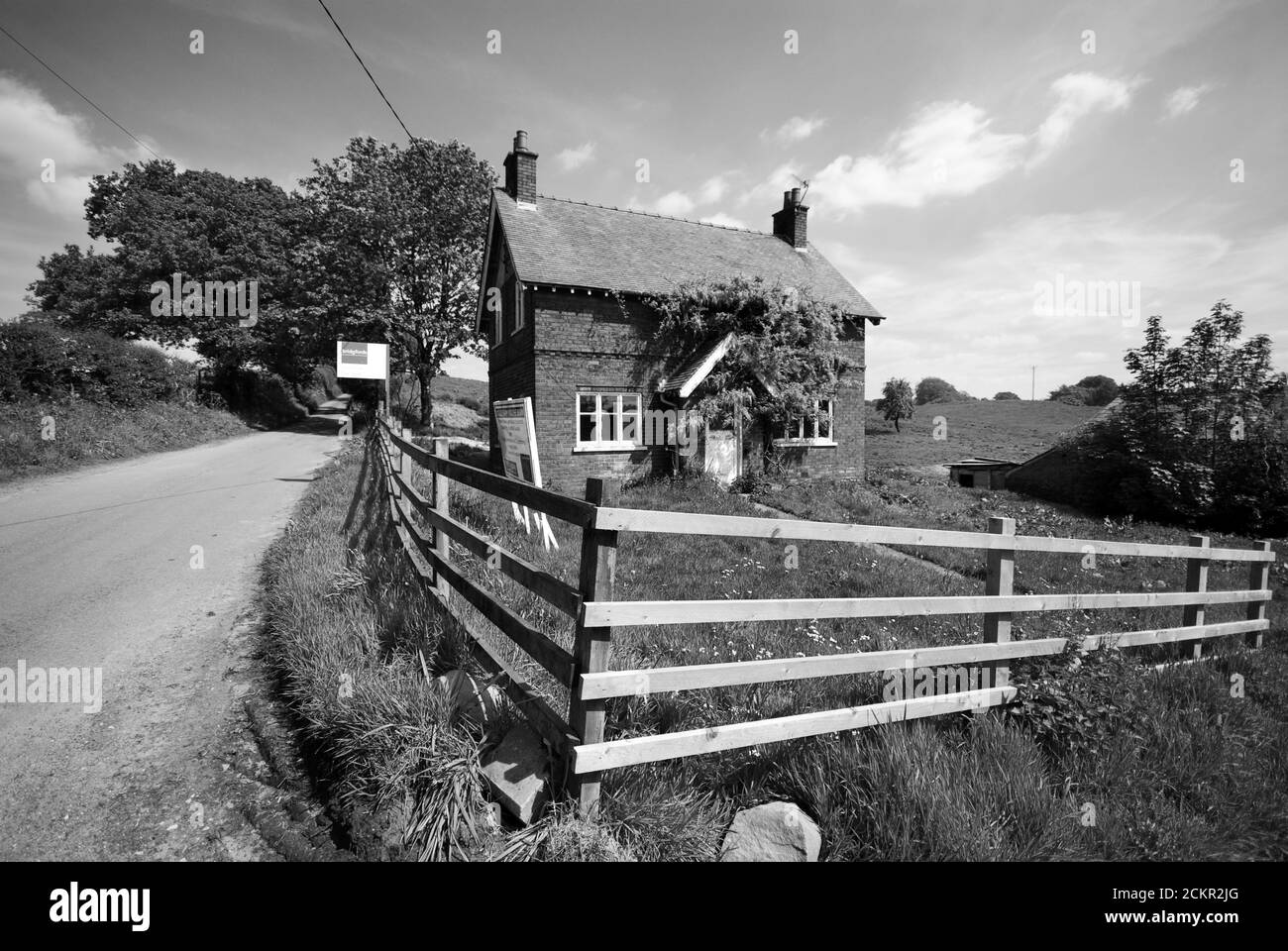 Birtles Farm - Über Alderley Stockfoto