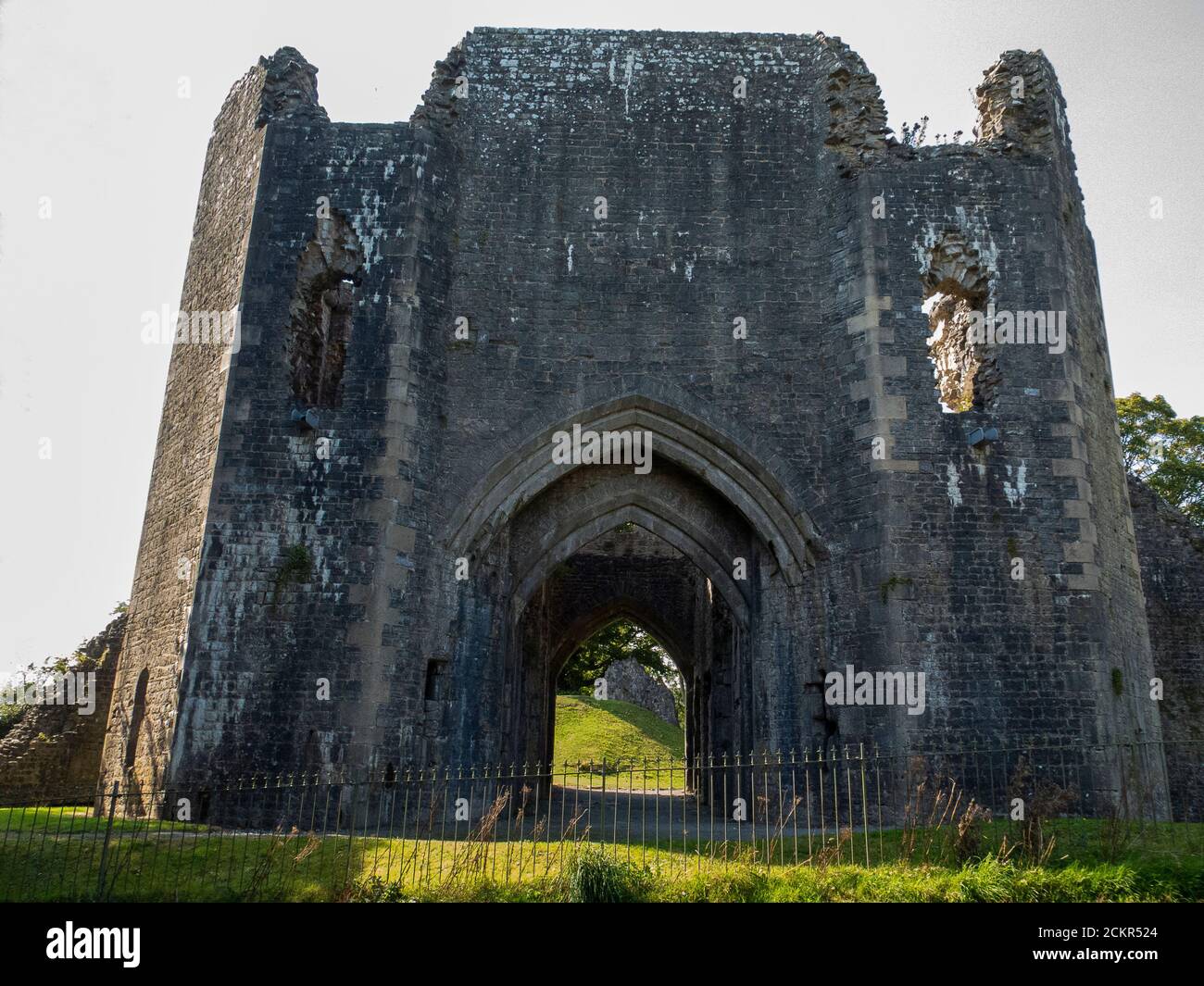 St Quintins Castle auch bekannt als St Quentins Castle und Llanblethian Castle, Llanblethian Cowbridge South Wales Großbritannien Stockfoto
