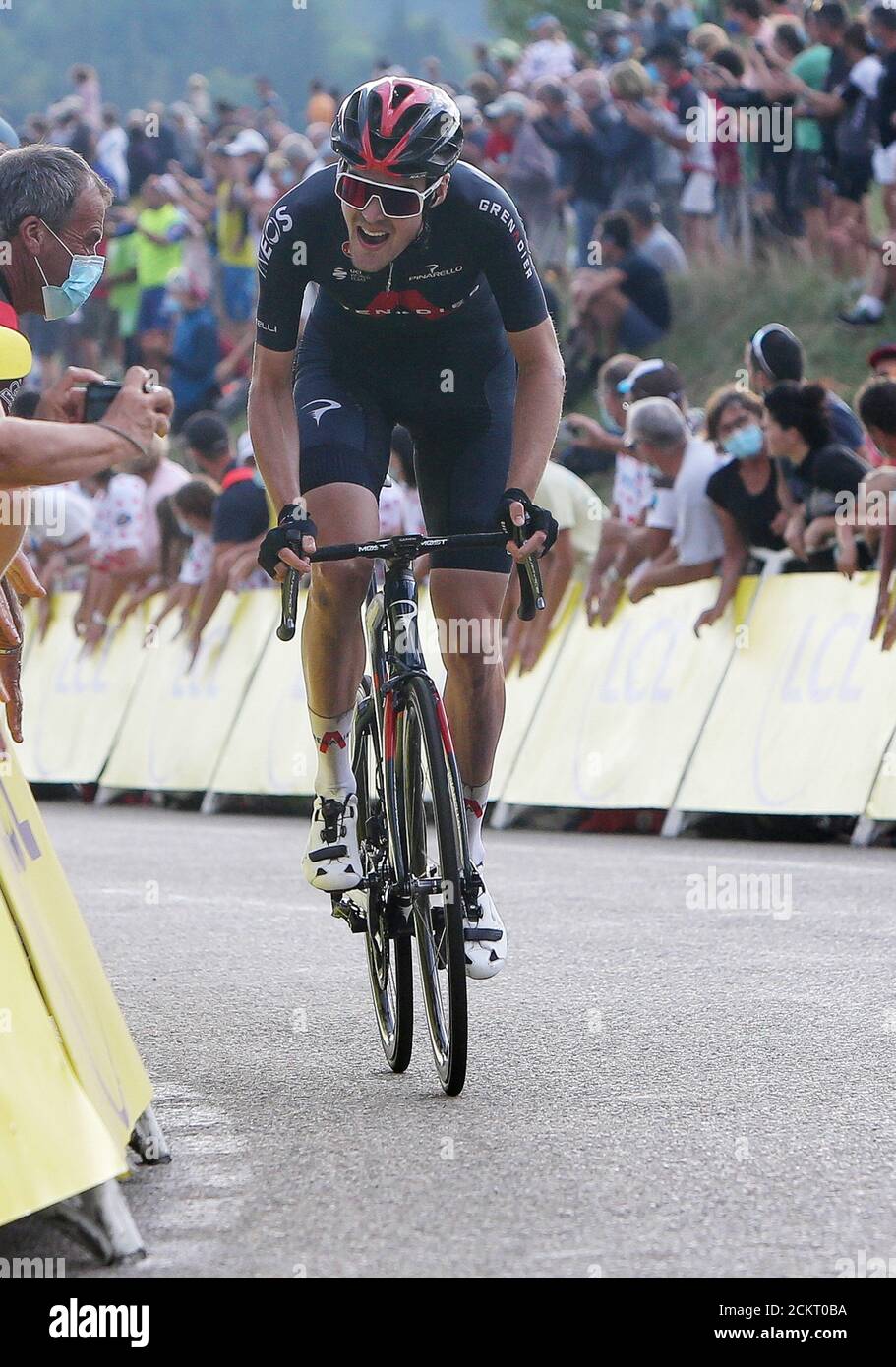 Pavel Sivakov von Ineos Grenadiers während der Tour de France 2020, Radrennen Etappe 16, La Tour-Du-Pin - Villard-de-Lans (164 km) am 15. September 20 Stockfoto