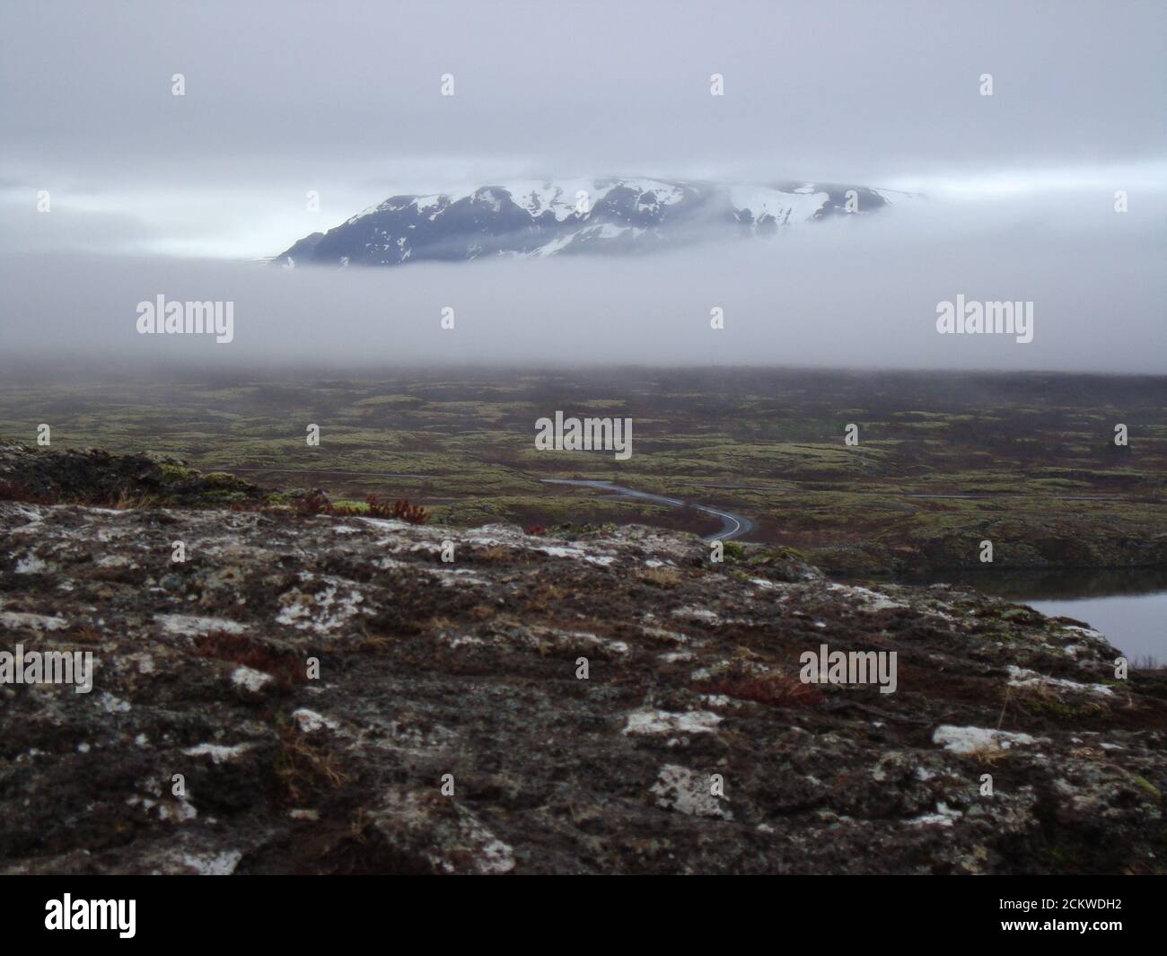 Thingvellir Tal der tektonischen Platten, Island Stockfoto