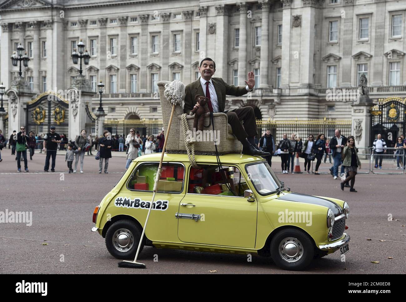 Der britische Komiker Rowan Atkinson, in der Figur Der britische Komiker Rowan Atkinson, in der Figur