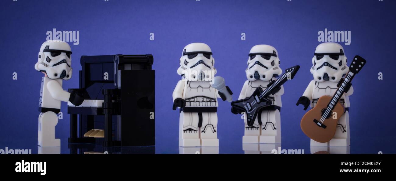 Lego Stormtrooper Stockfoto