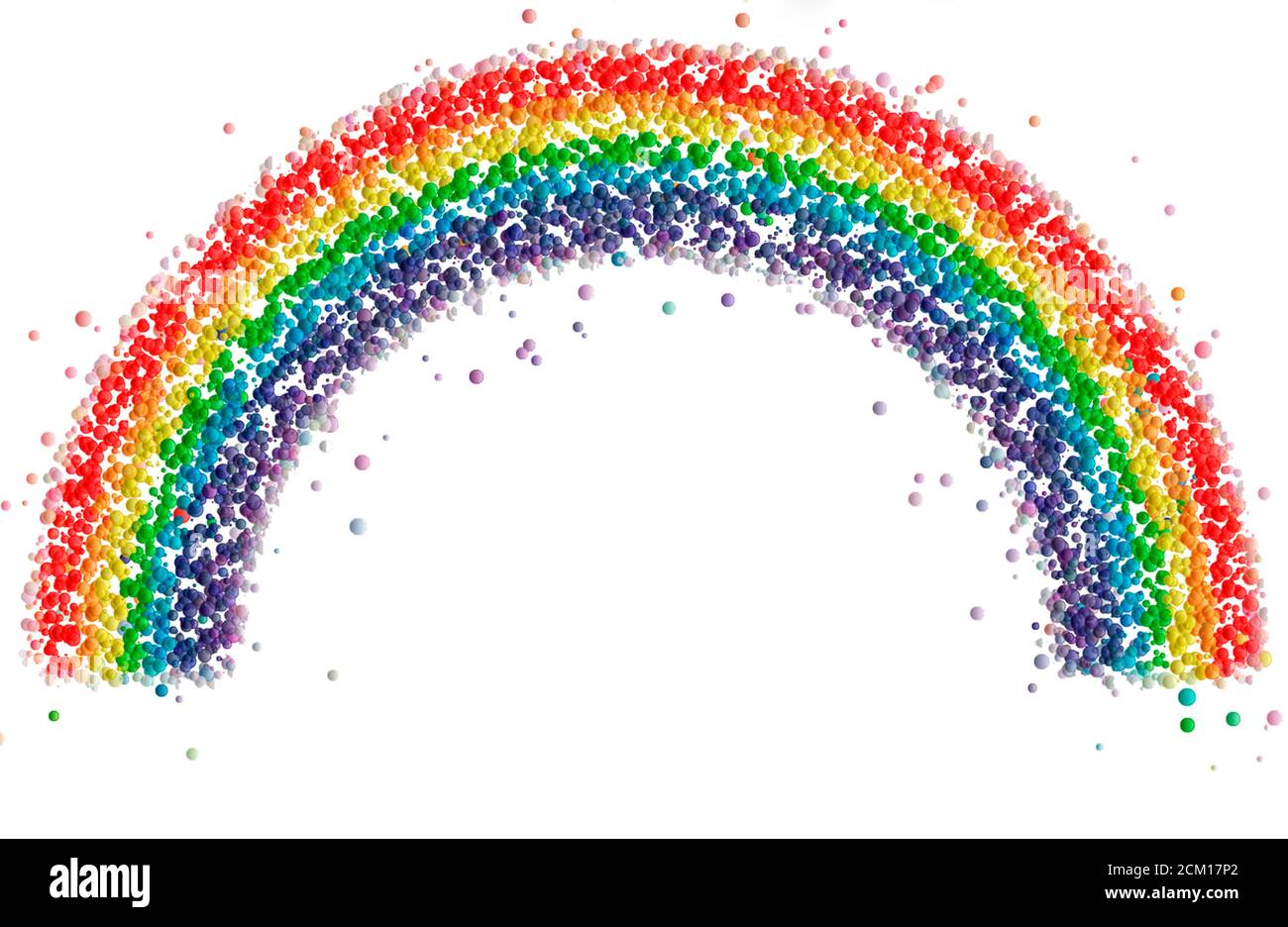 Rainbow-Lillistration Stockfoto
