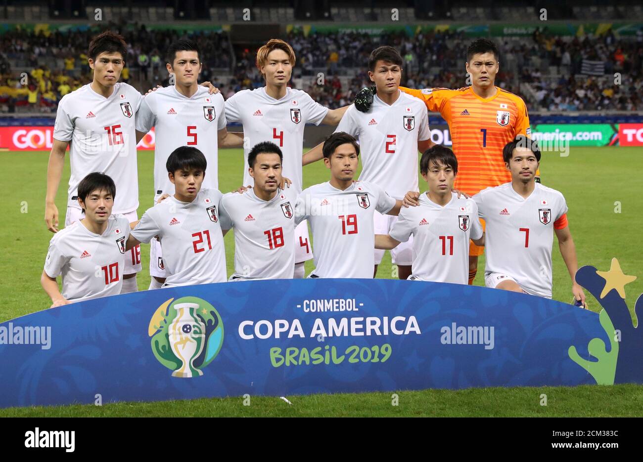 Fußball - Copa Amerika Brasilien 2019 - Gruppe C - Ecuador V Japan - Mineirao Stadium, Belo Horizonte, Brasilien - 24. Juni 2019 Japan Team Group REUTERS/Edgard Garrido Stockfoto