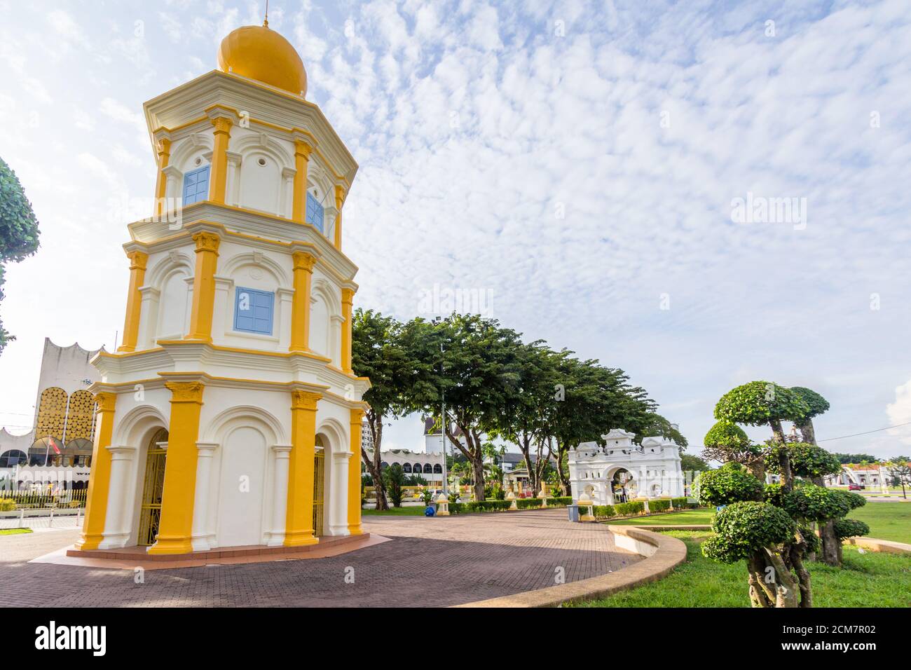 Der Balai Nobat in Alor Setar ist der königliche Ort Musikinstrumente werden aufbewahrt Stockfoto