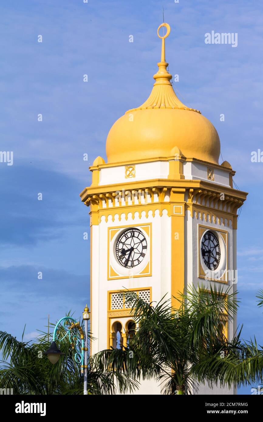 Menara Jam Besar ist ein historischer Uhrenturm in Alor Setar Stockfoto