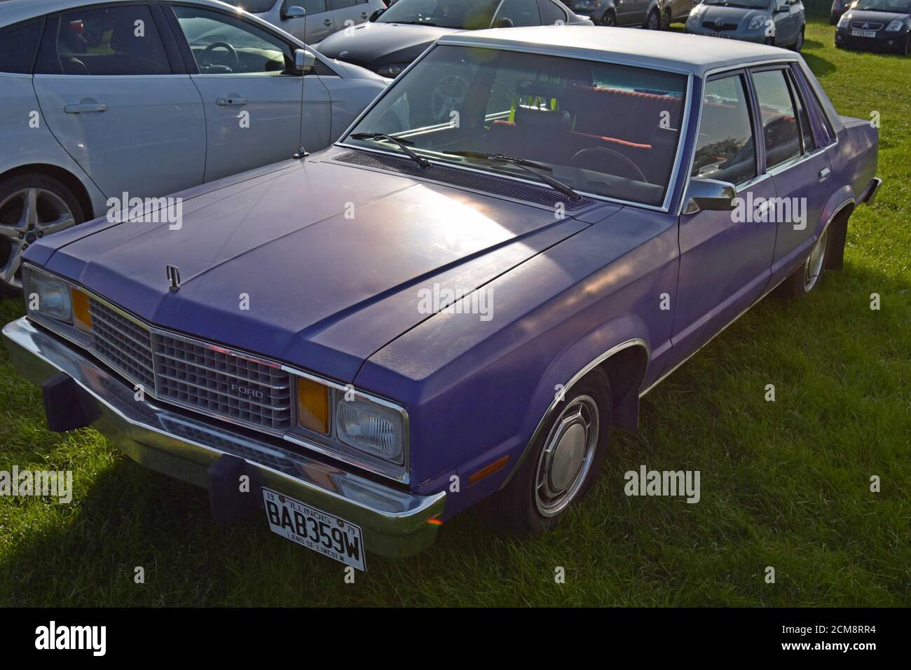Ein 1979 Ford Fairmont American Auto gesehen geparkt auf einem Auto Boot Verkauf Parkplatz in Worcestershire. VEREINIGTES KÖNIGREICH Stockfoto
