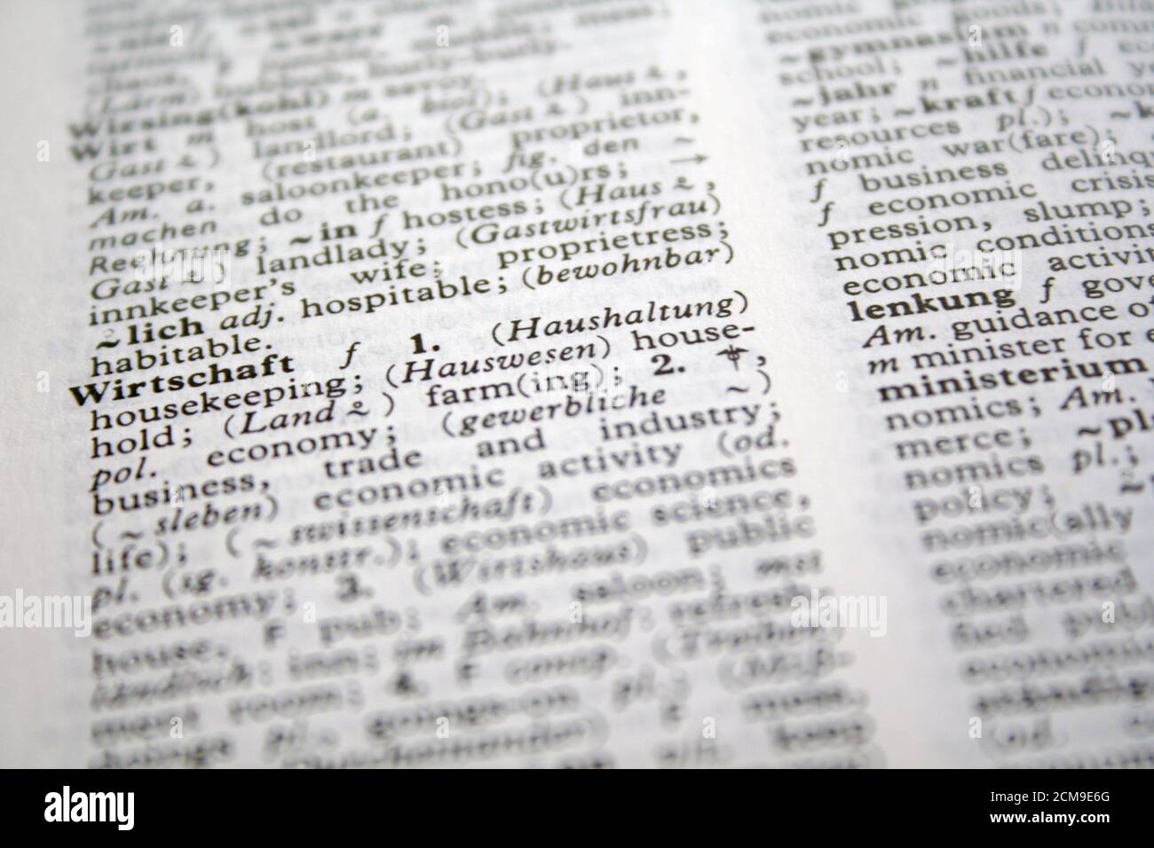 Wörterbuch Stockfoto