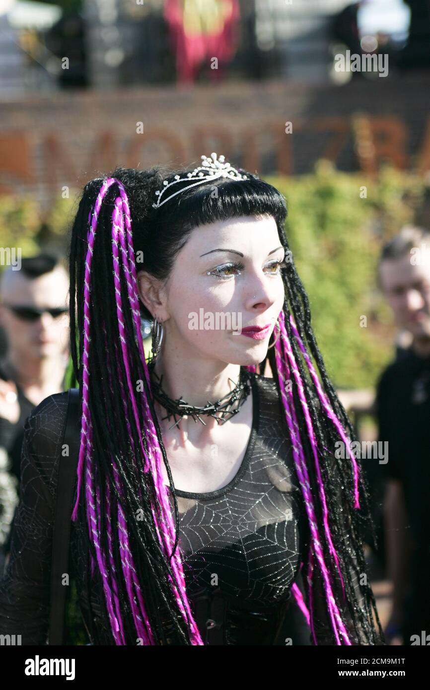 Wave Gothic Treffen Leipzig Stockfoto
