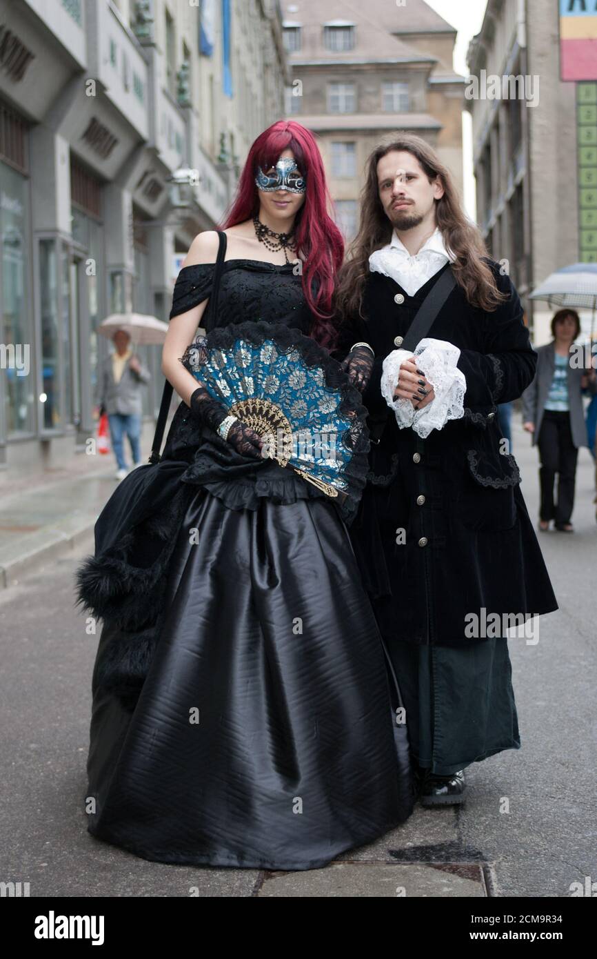 Wave Gothic Treffen Leipzig Stockfoto