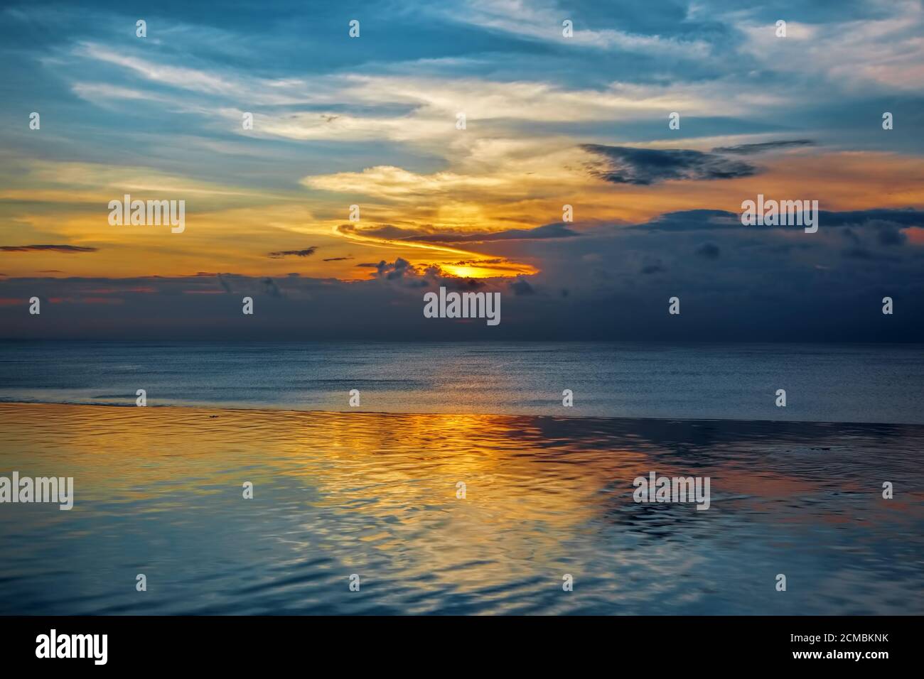 Balinesische Sonnenuntergang Stockfoto