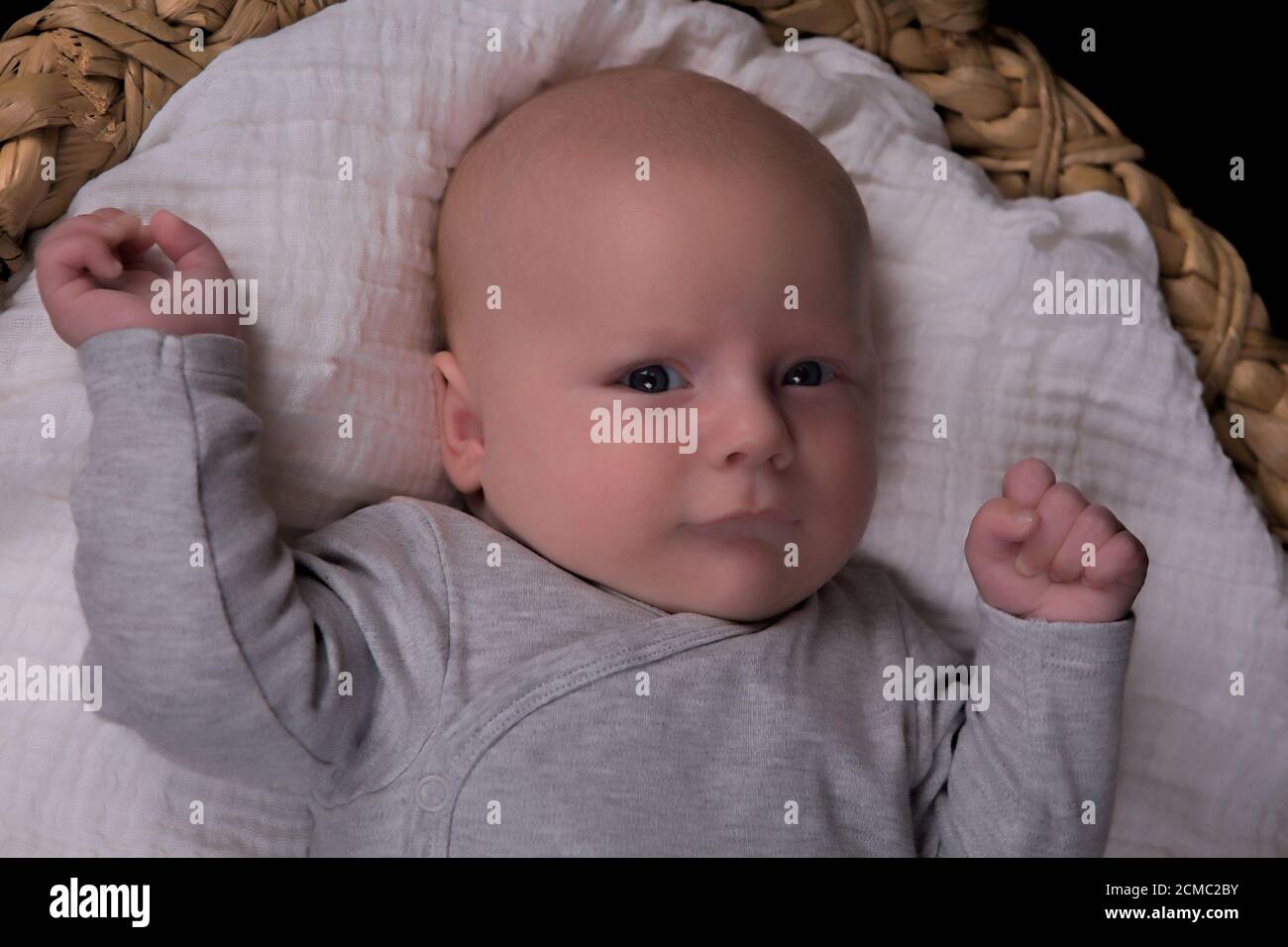 Neugeborenen Porträt Stockfoto