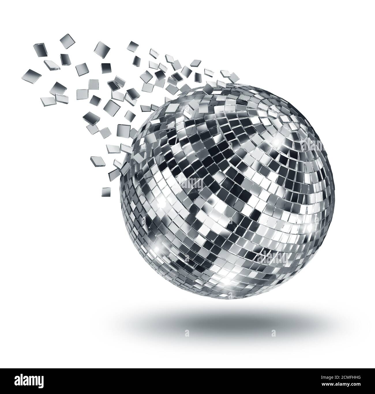 Disco-Musik-Konzept Spiegel Ball 3D-Rendering-Bild Lizenzfreie Fotos,  Bilder und Stock Fotografie. Image 75184603.