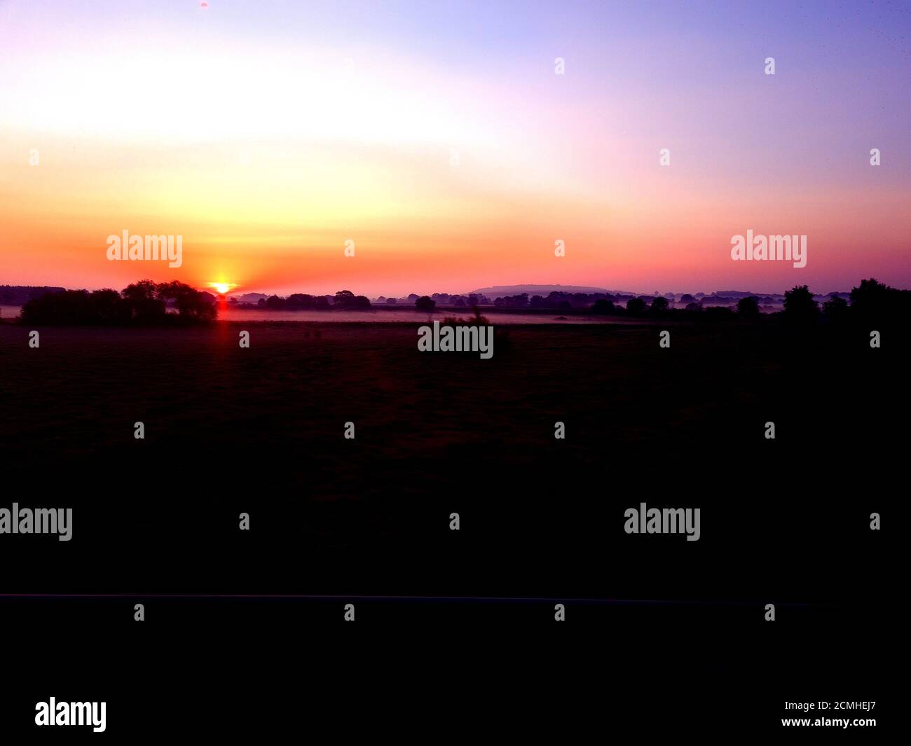 Sonnenaufgang am frühen Morgen Stockfoto