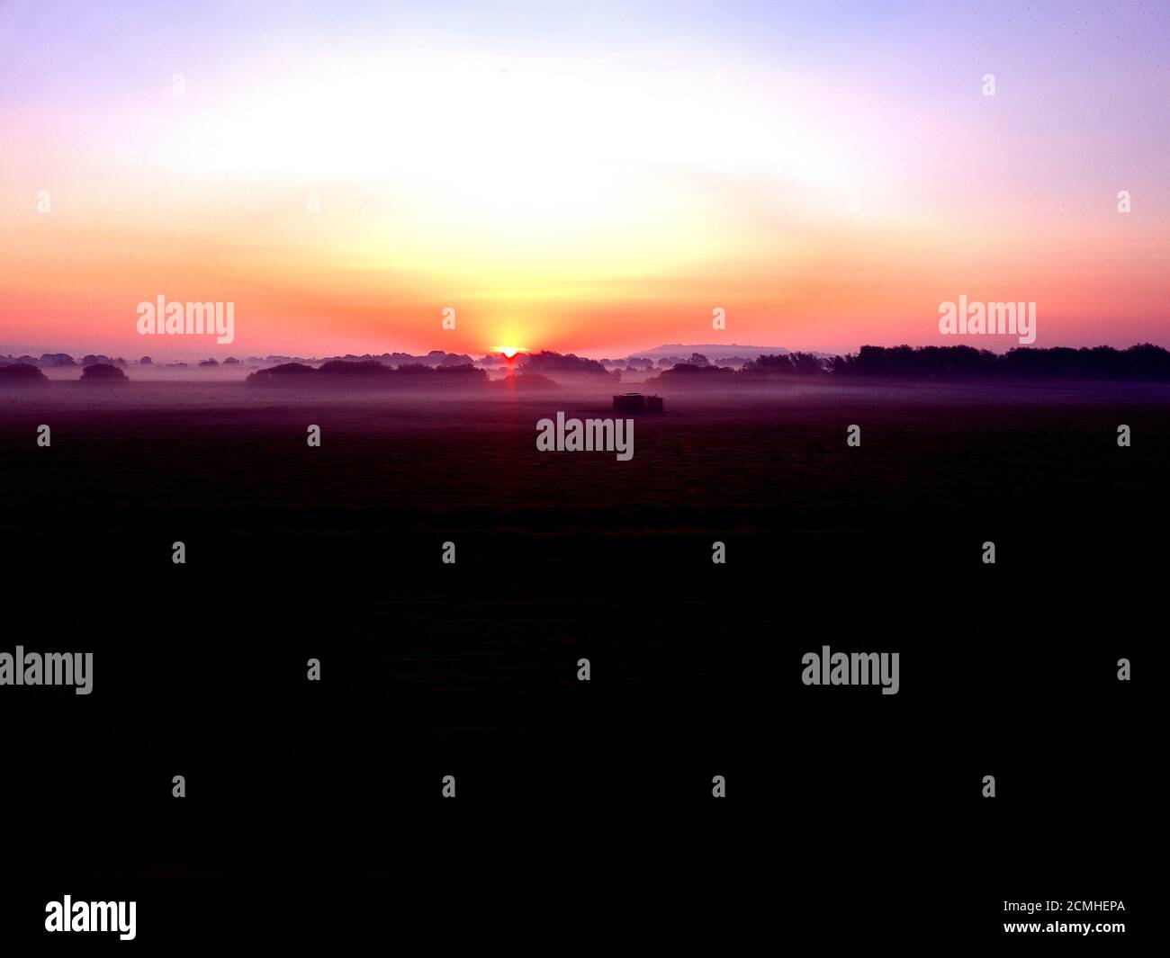 Sonnenaufgang am frühen Morgen Stockfoto