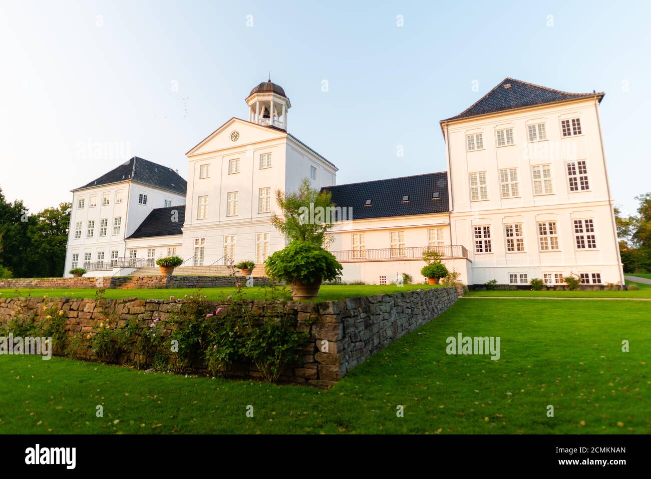 Gråsten Slot oder Schloss Gravenstein, Gråsten oder Gravenstein, Flensburger Fjord, Dänemark, Nordeuropa, Stockfoto