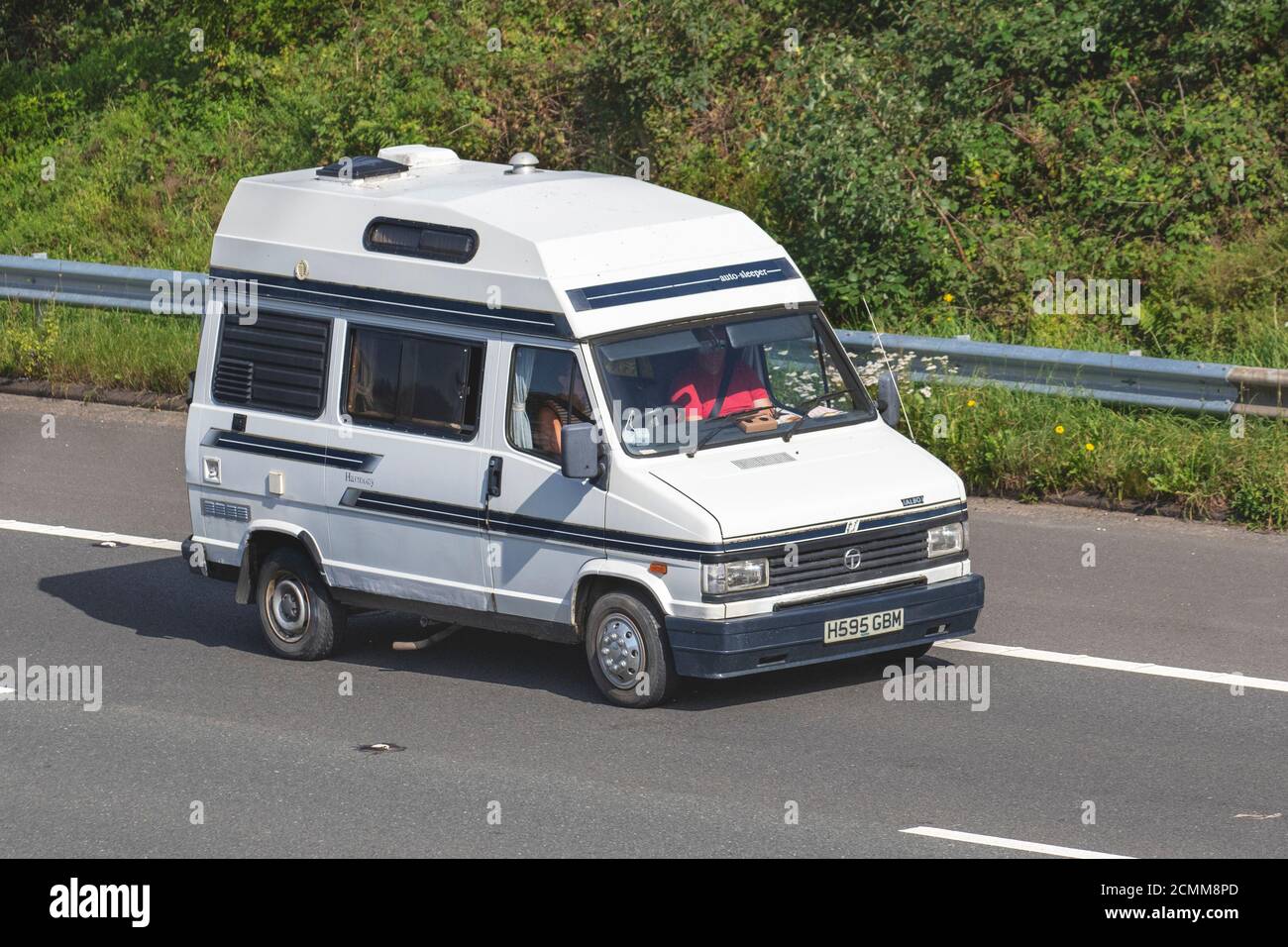 1991 Talbot Express Caravans and Motorhomes, 90s Campervans auf britischen Straßen, Wohnmobil, Familienurlaub, Caravanette Urlaub, Touring Caravan Urlaub, van Umbauten, Vanagon autohome, Leben auf der Straße, Stockfoto