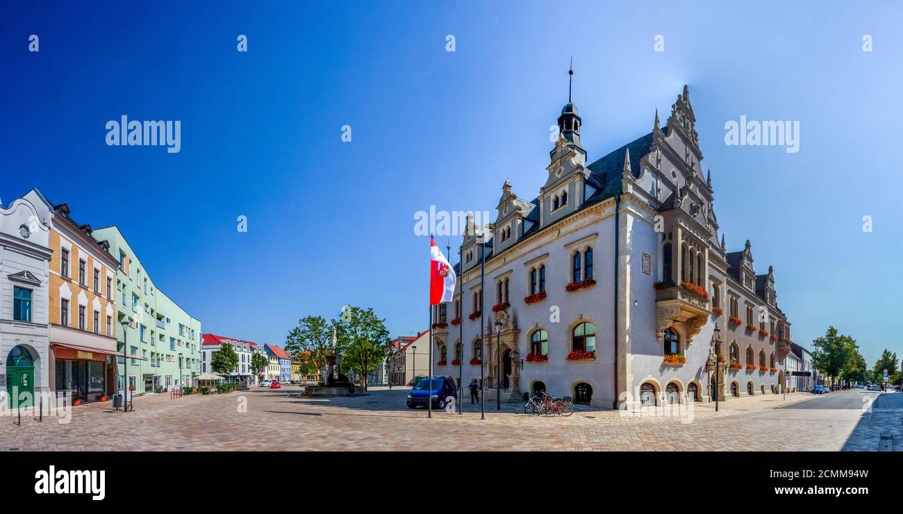 Rathaus in Schönebeck, Deutschland Stockfoto