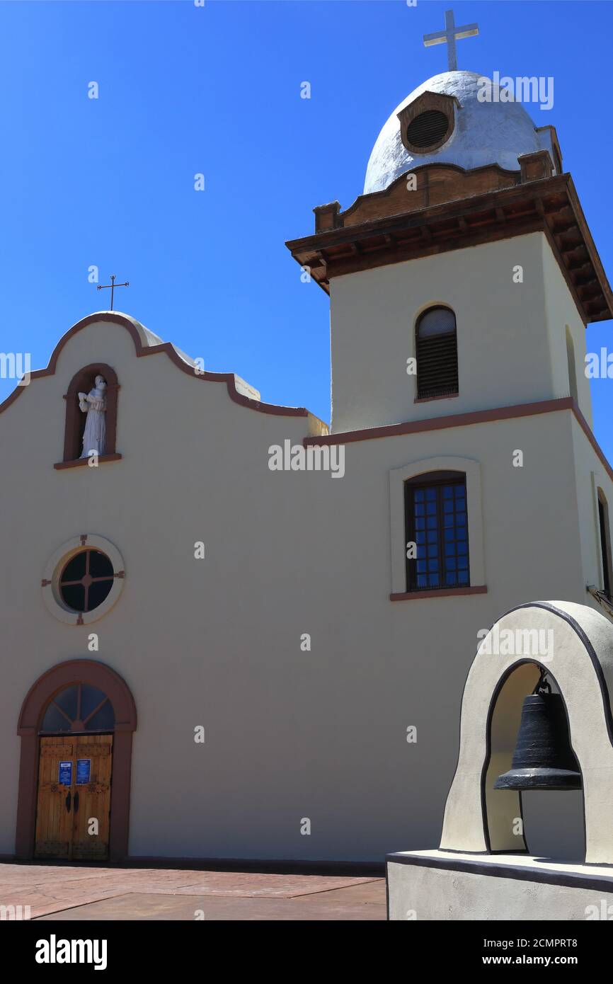 Historische Ysleta-Mission in den USA Stockfoto