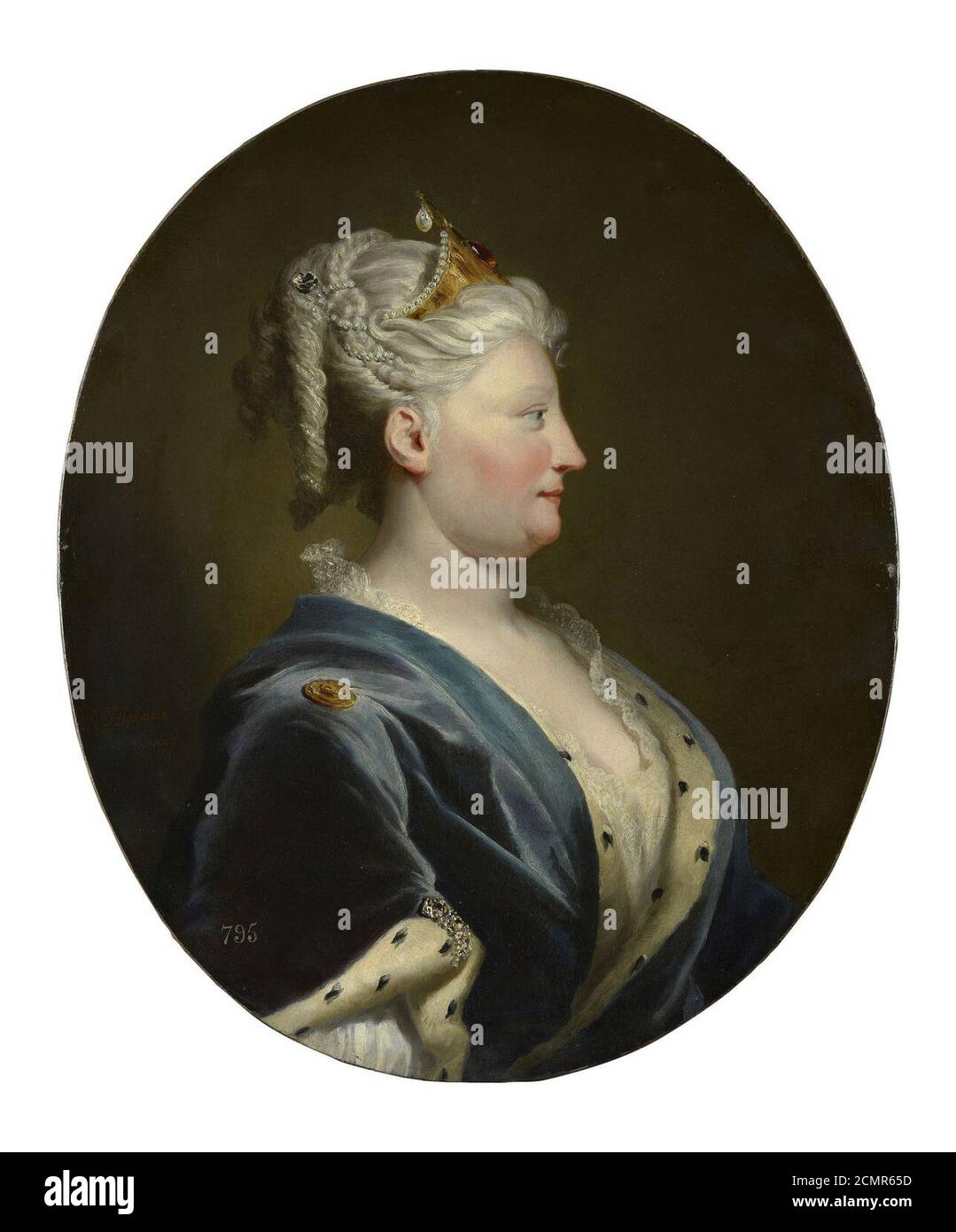 Joseph Highmore (1692-1780) - Königin Caroline von Ansbach (1683-1737) Stockfoto