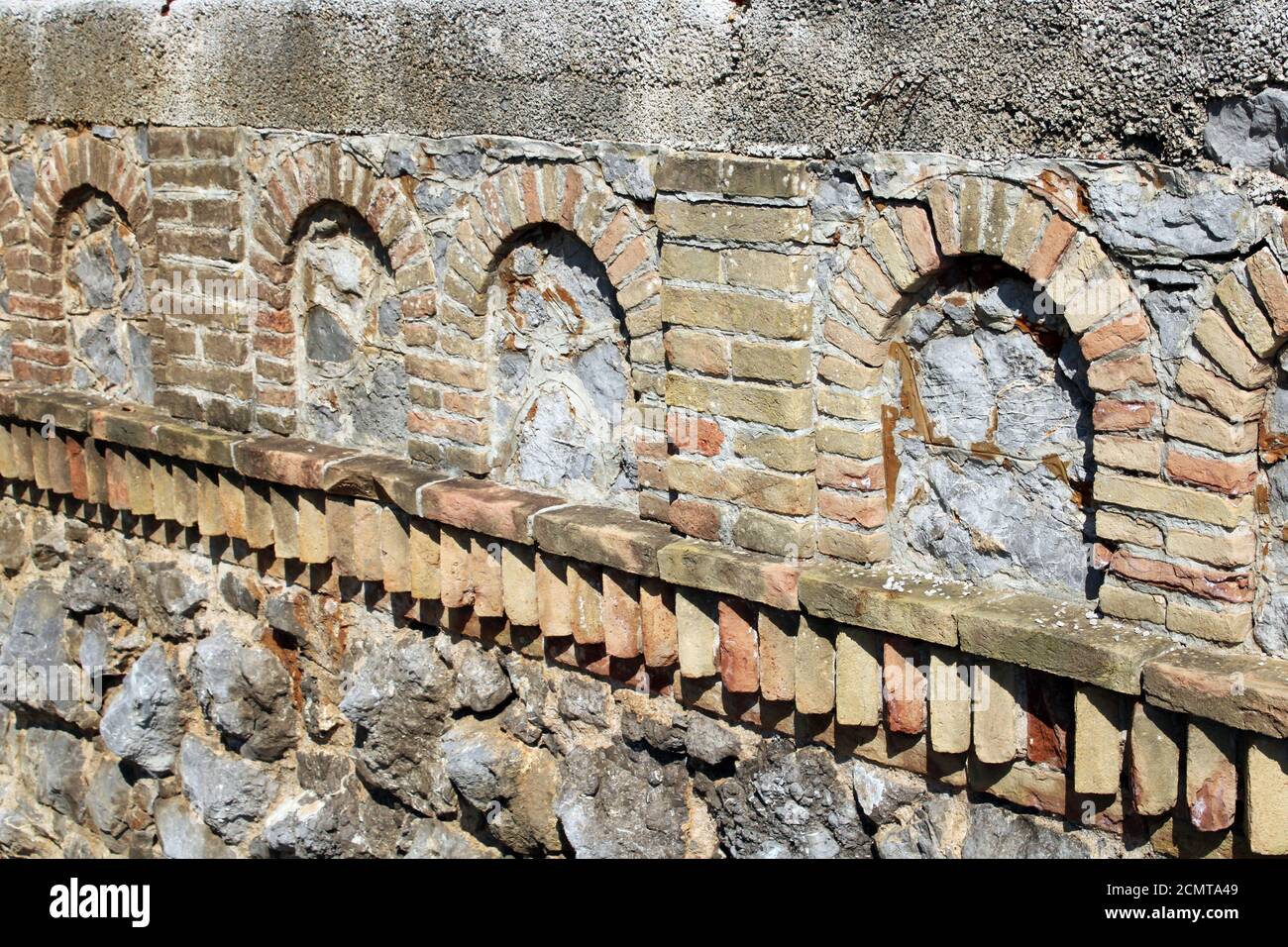 Lovran Stadt Details, Adriaküste, Kroatien, Europa Stockfoto