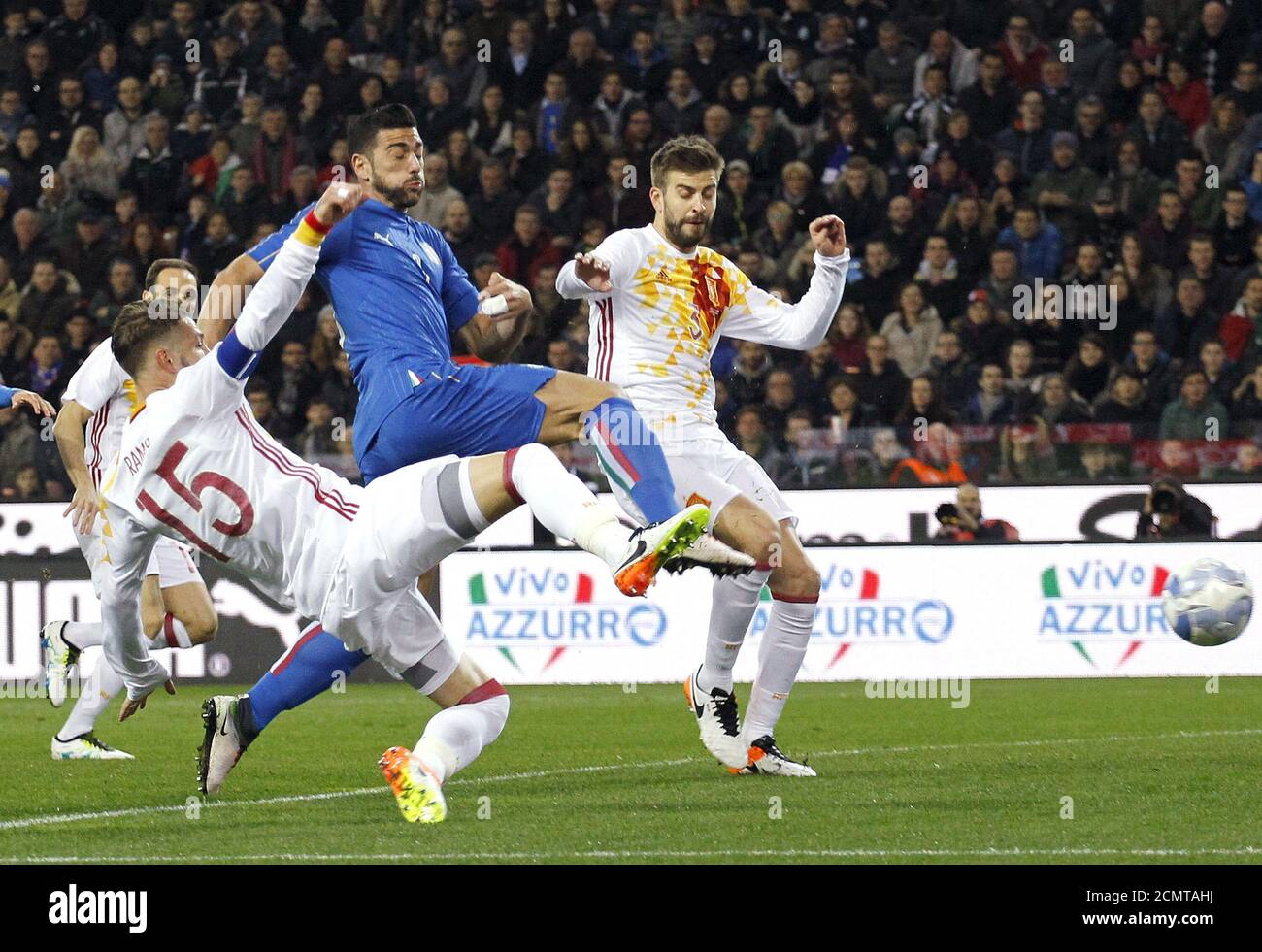 Fußball - Italien gegen Spanien - Internationales Freundschaftsspiel -  Friaul Stadion, Udine, Italien - 24/03/16 der italienische Graziano