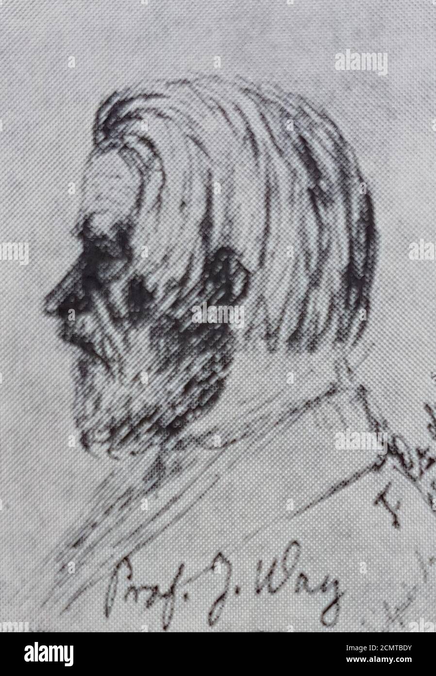 John Way x Frithiof Carlson 1869. Stockfoto