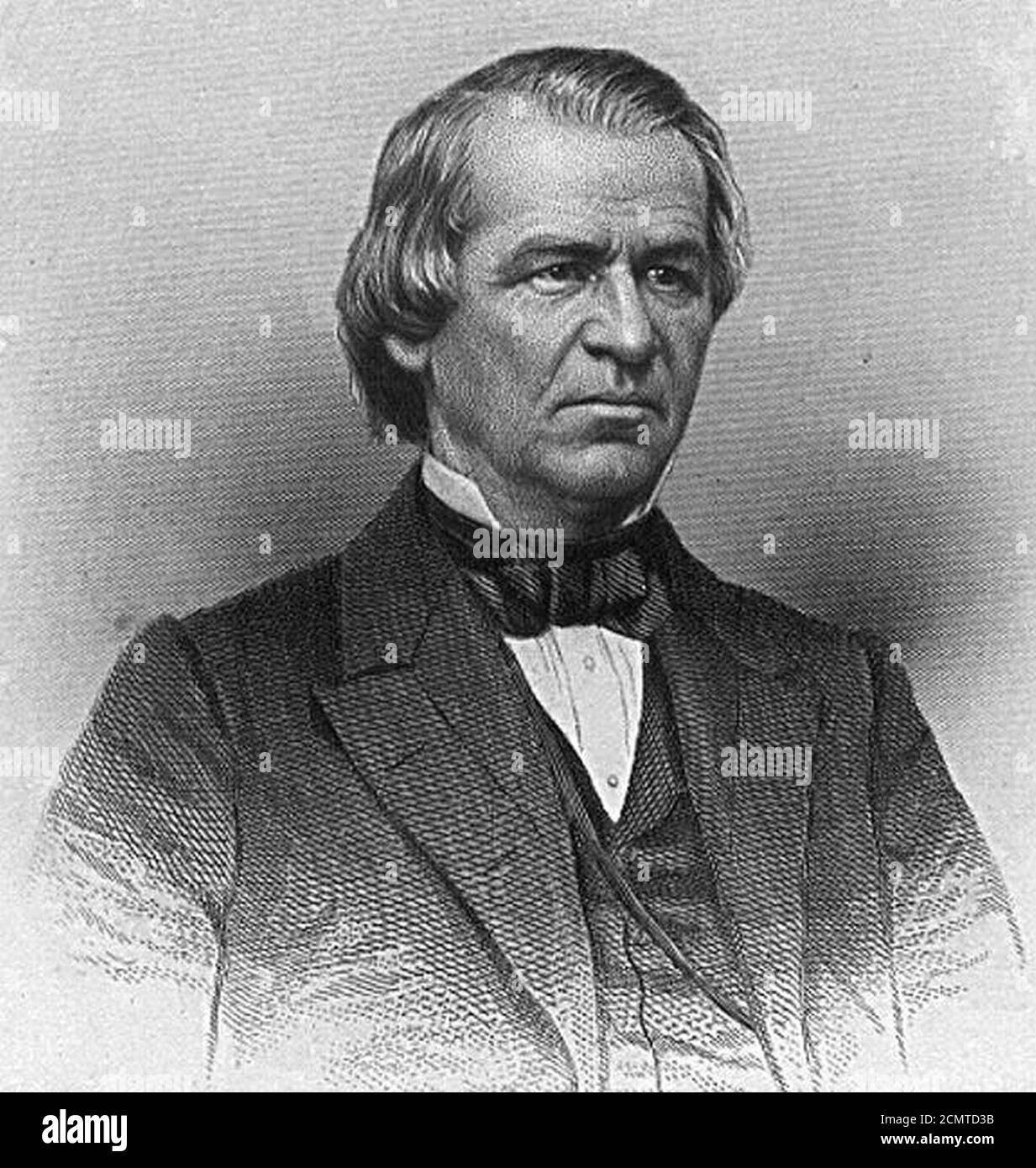 Andrew Johnson. Stockfoto