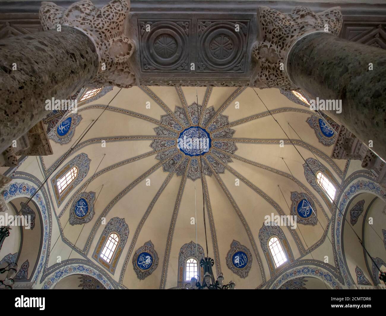 Kleine Hagia Sophia Moschee, auch bekannt als Kucuk Aya Sofya, in Istanbul, Türkei. Früher byzantinische Kirche der Heiligen Sergius und Bacchus. Stockfoto
