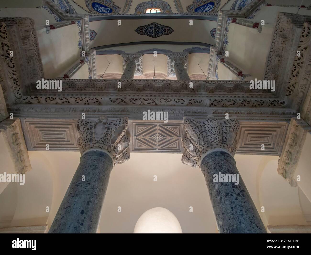 Kleine Hagia Sophia Moschee, auch bekannt als Kucuk Aya Sofya, in Istanbul, Türkei. Früher byzantinische Kirche der Heiligen Sergius und Bacchus. Stockfoto