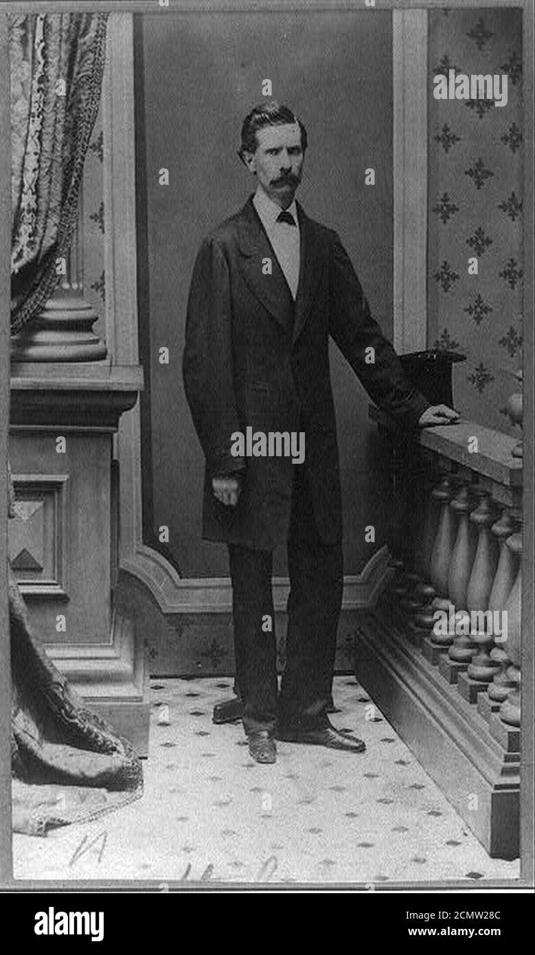 John G. Stephenson, full-length Portrait, stehend, nach rechts Stockfoto