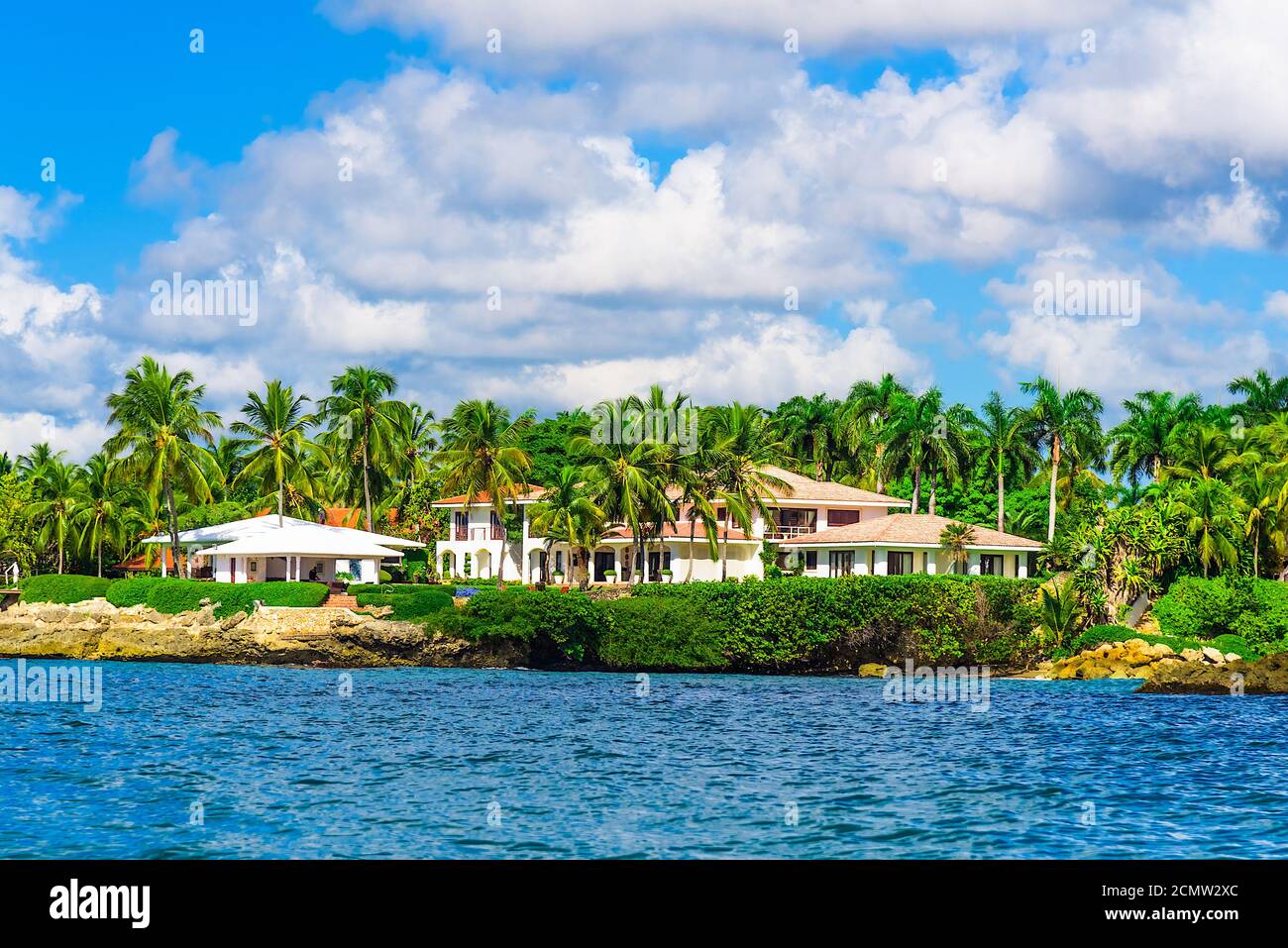 Resort Küste der Karibik Stockfoto