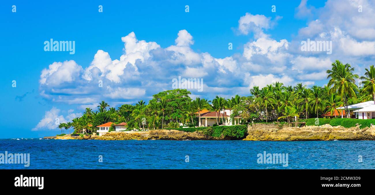 Resort Küste der Karibik Stockfoto