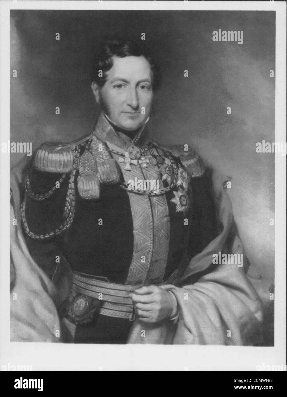 John Lucas (1807-74) - Ernest I., Herzog von Sachsen-Coburg-Gotha (1784-1844) Stockfoto