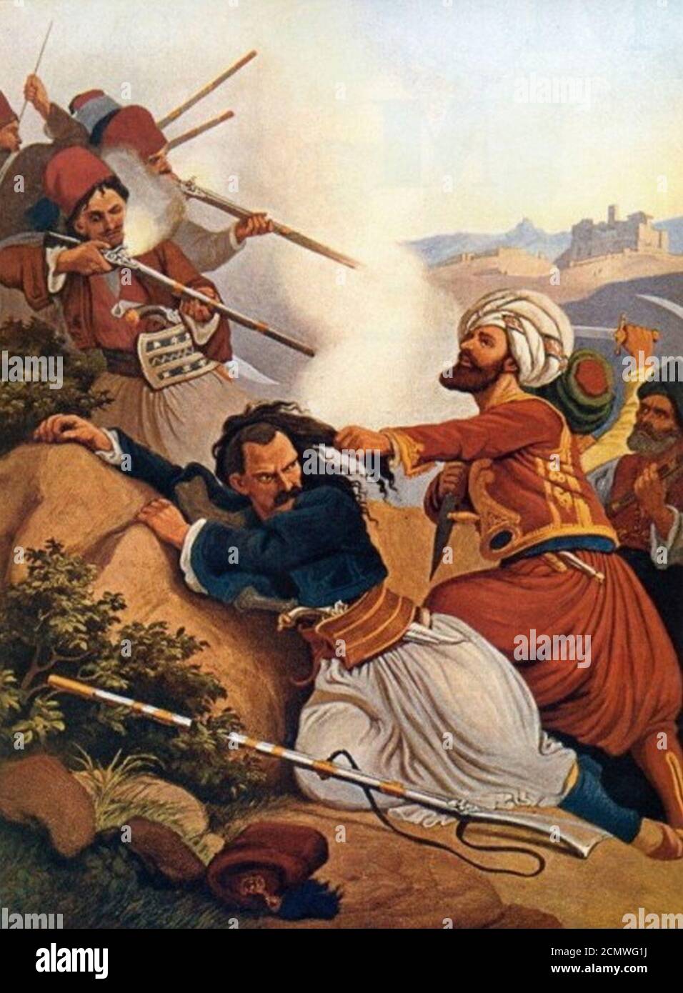 John Makrygiannis von Peter von Hess. Stockfoto