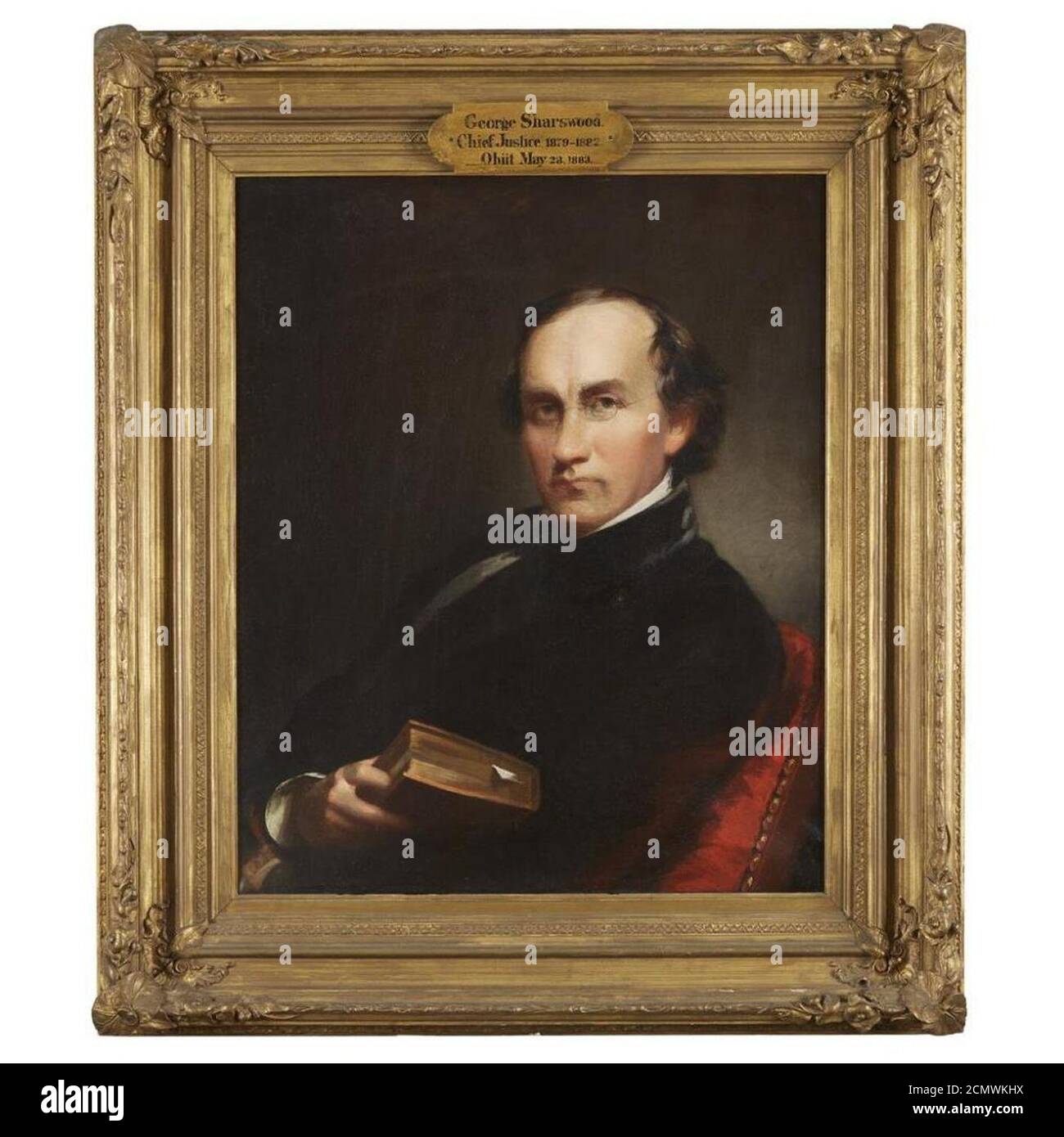 John Neagle (1796-1865), Porträt von George Sharswood (1810-1883). Stockfoto John Neagle (1796-1865), Porträt von George Sharswood (1810-1883). Stockfoto