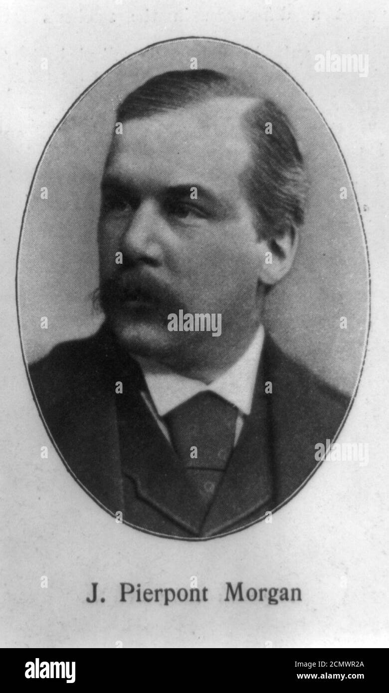 John Pierpont Morgan, 1837-1913 Stockfoto