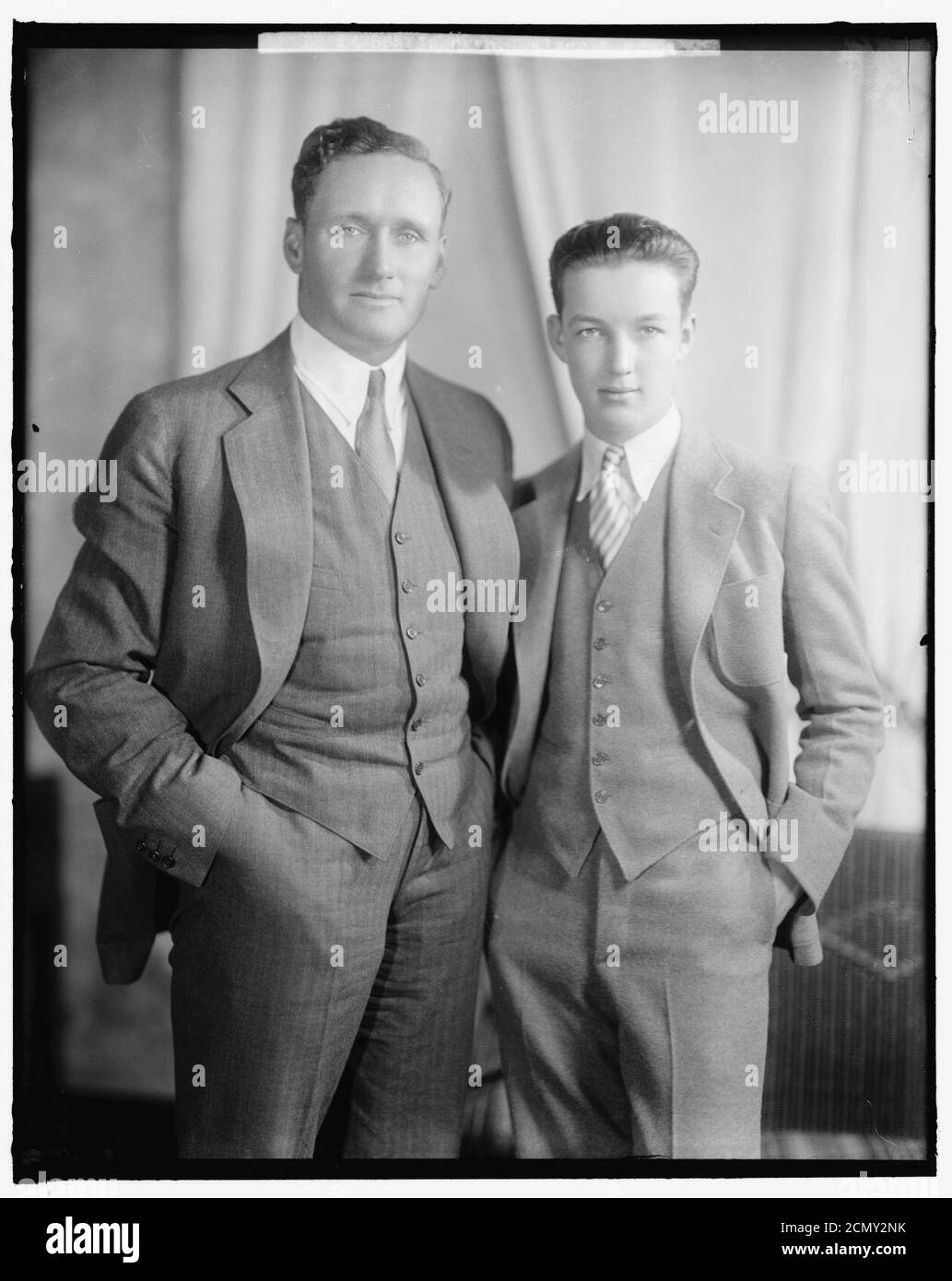 JOHNSON, Walter. Gruppe Stockfoto