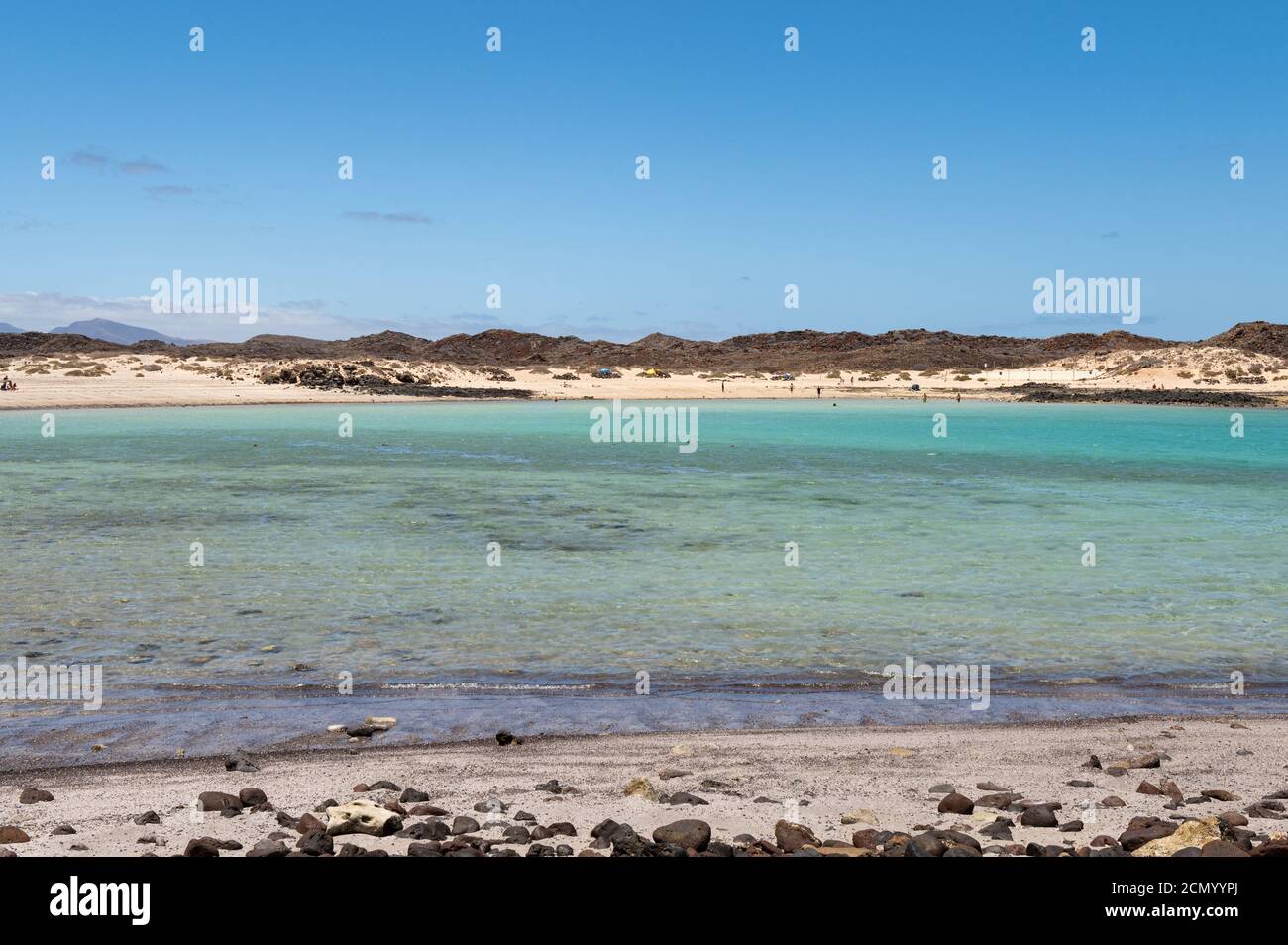 Lobos Insel Stockfoto