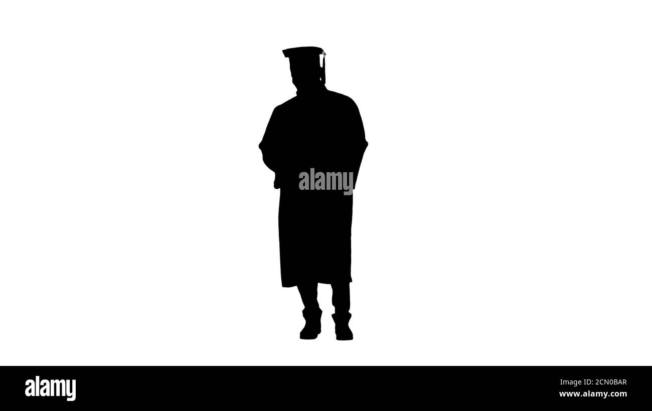 Student SMS am Telefon, Alpha Channel Stockfoto