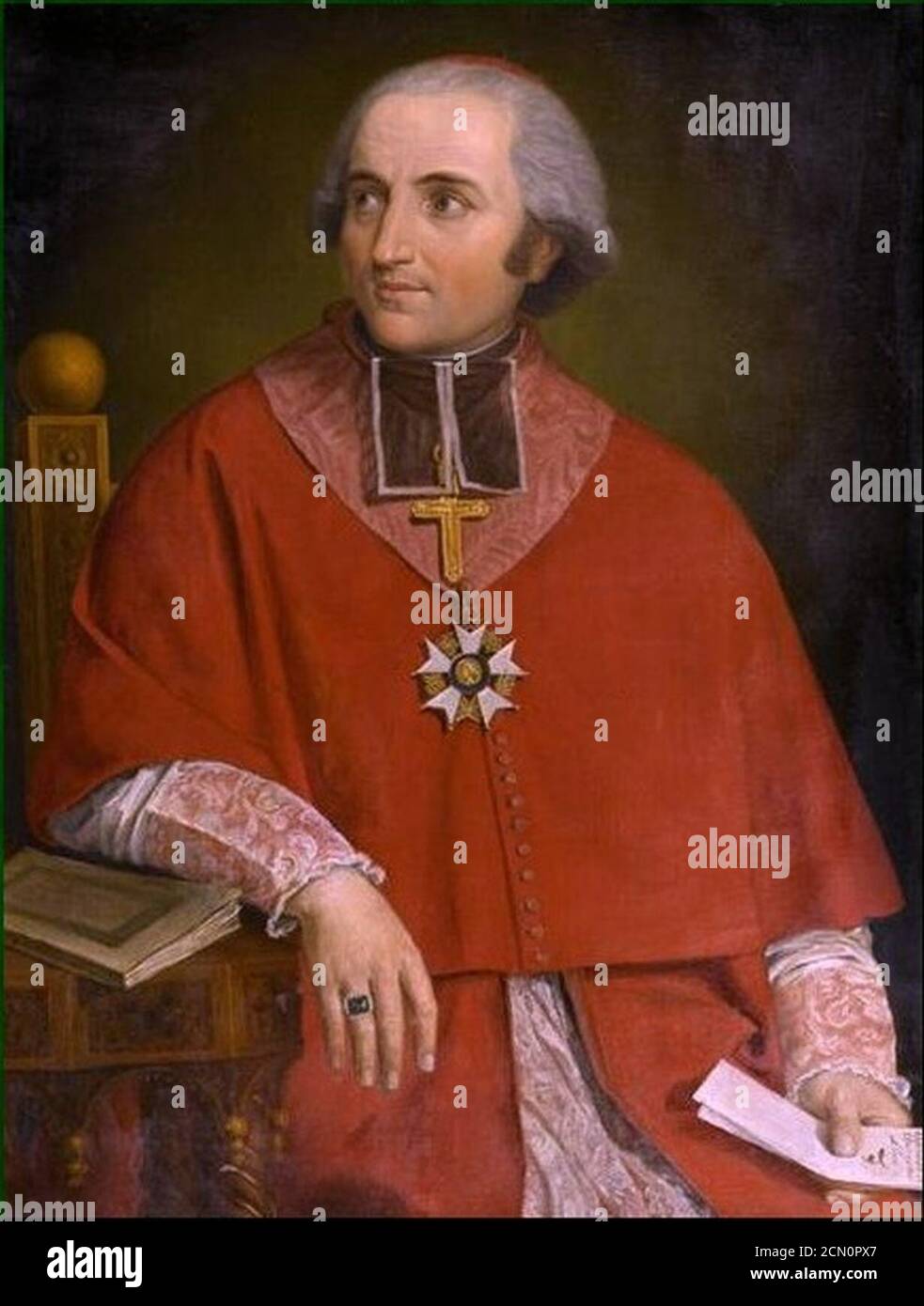 Joseph Fesch (Ecole française - XIXe siècle). Stockfoto