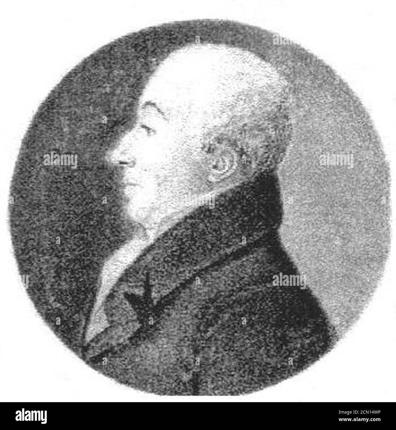 Joseph Marie de Barral (1742-1828). Stockfoto
