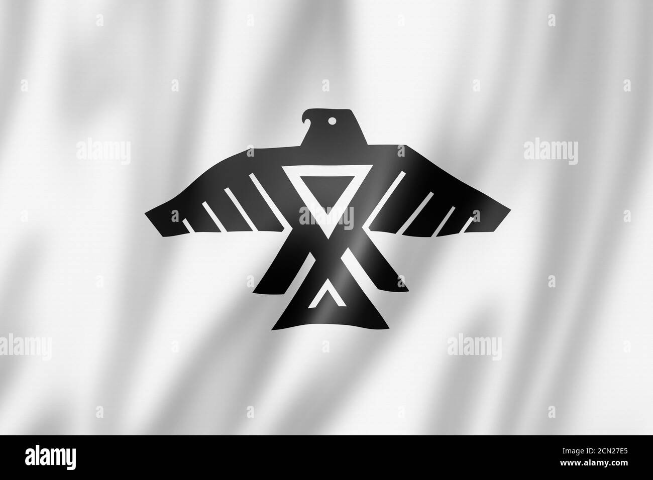 Anishinaabe Volk ethnische Flagge, Kanada Stockfoto